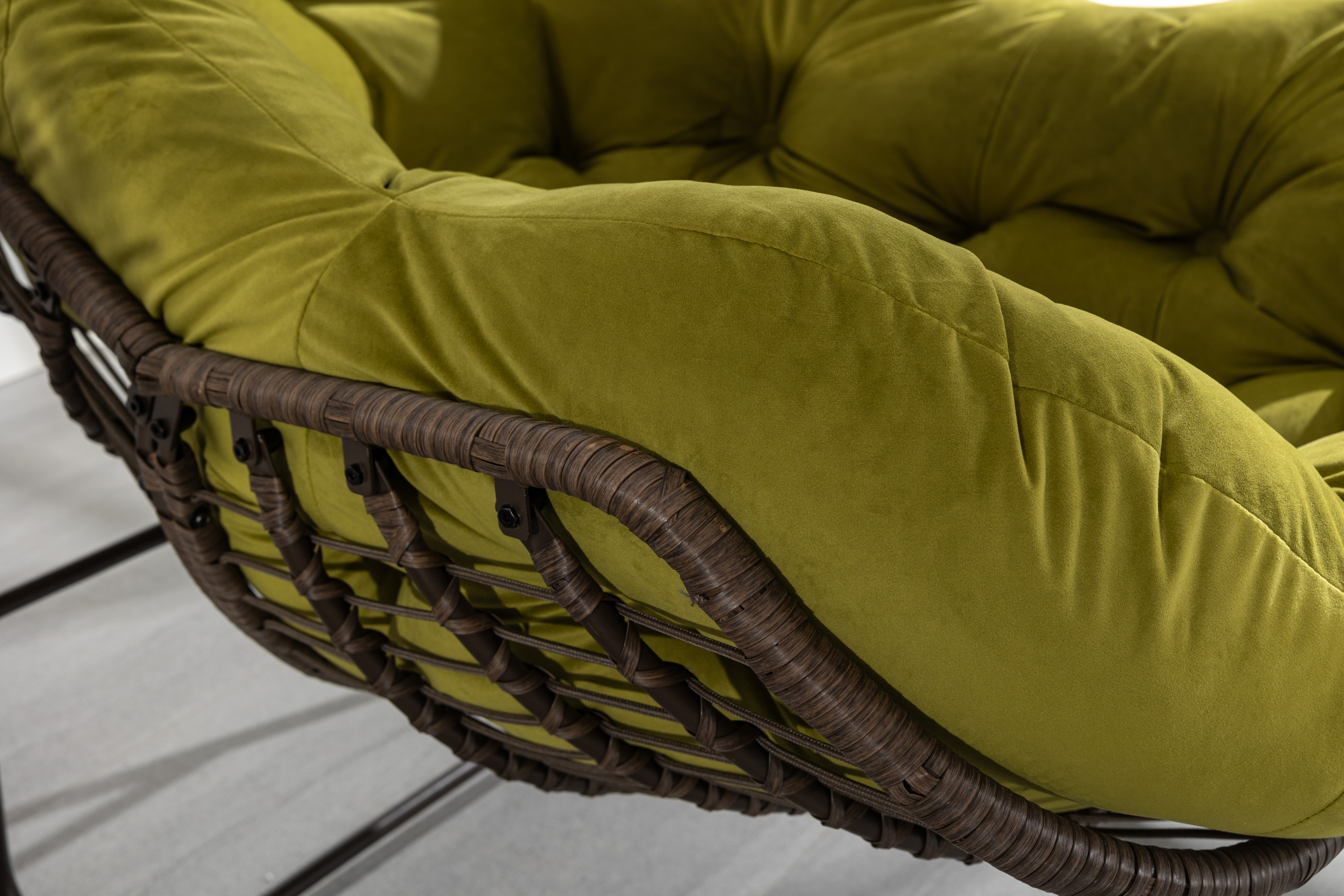 Détail du fauteuil à bascule