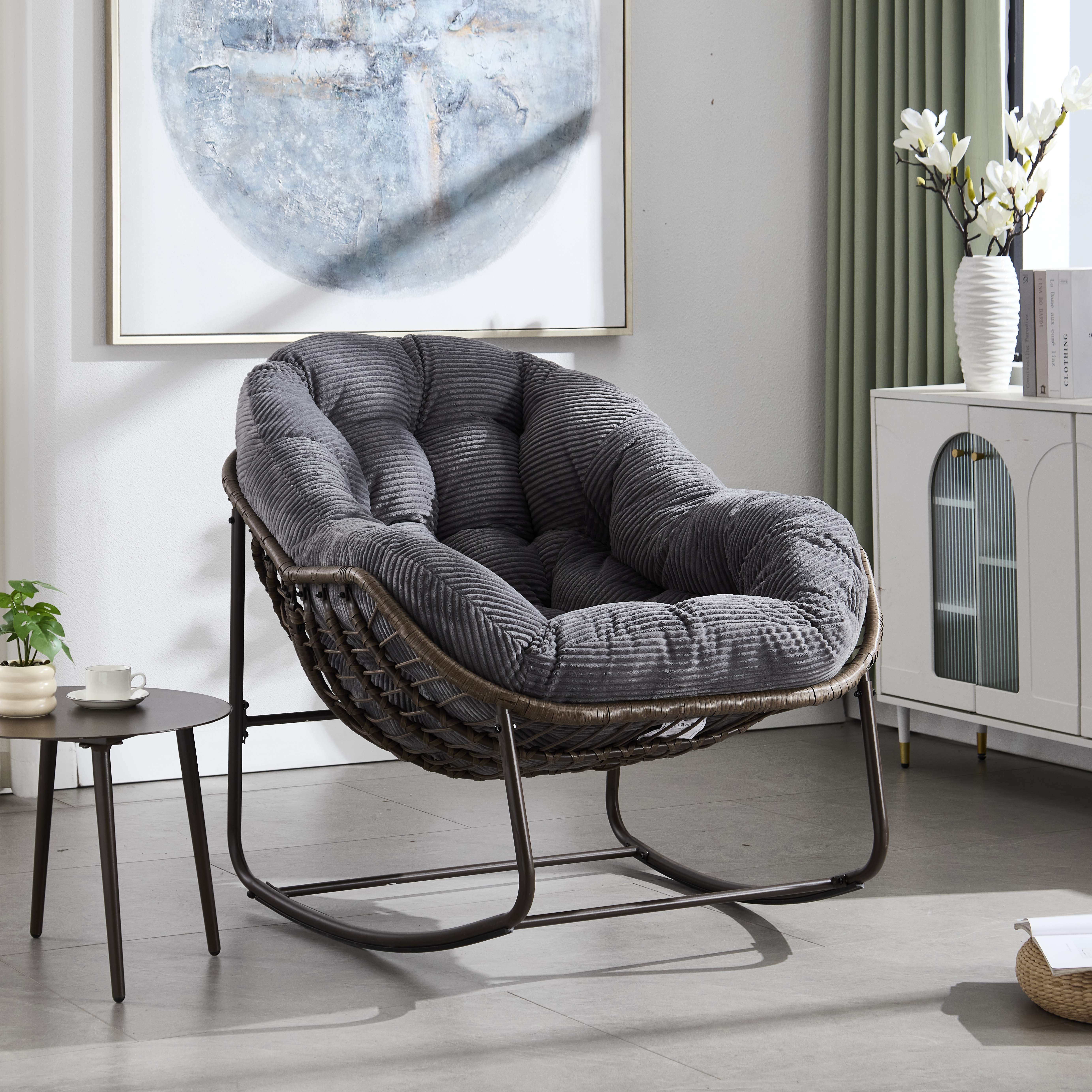 Détail du fauteuil à bascule
