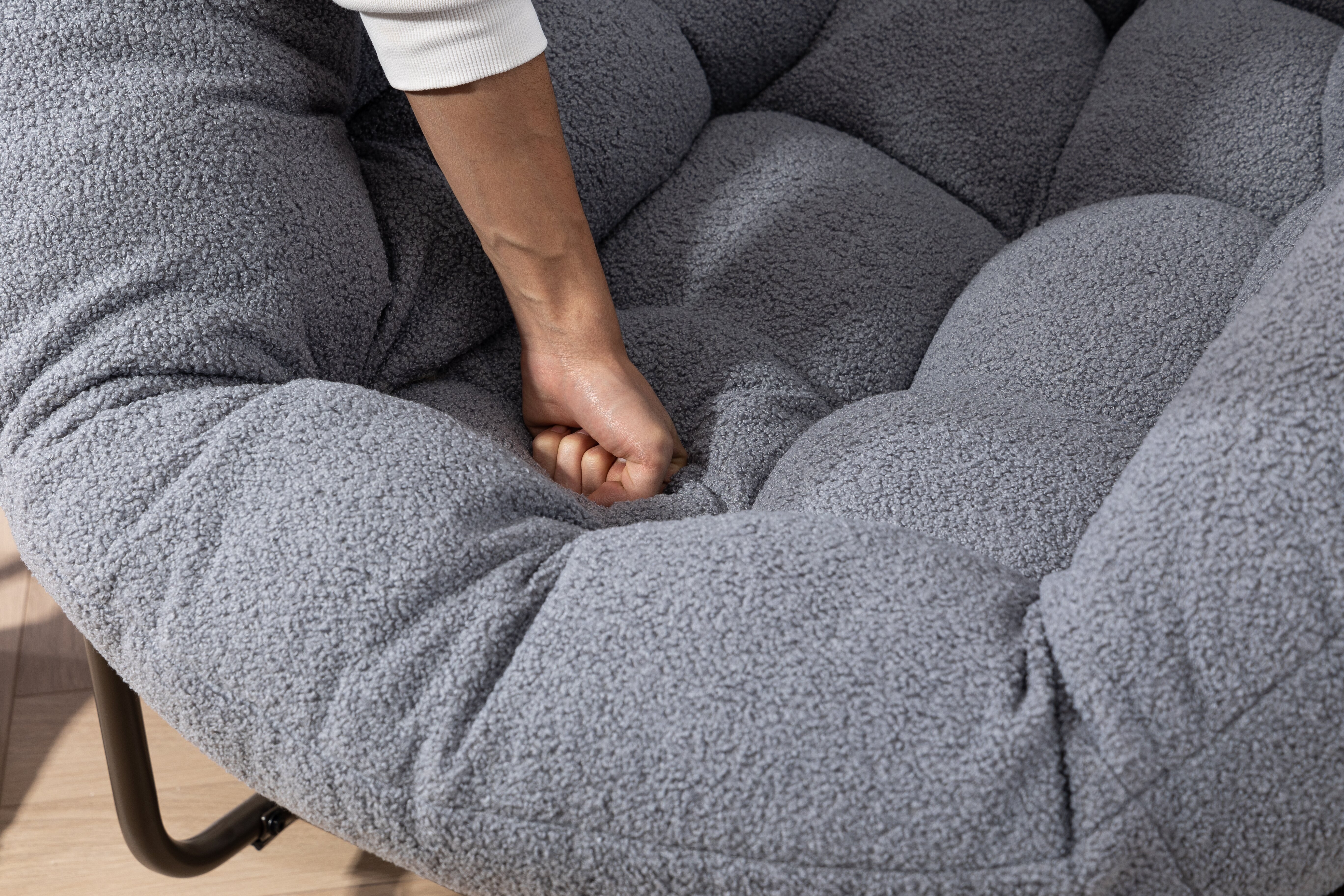 Détail du fauteuil à bascule