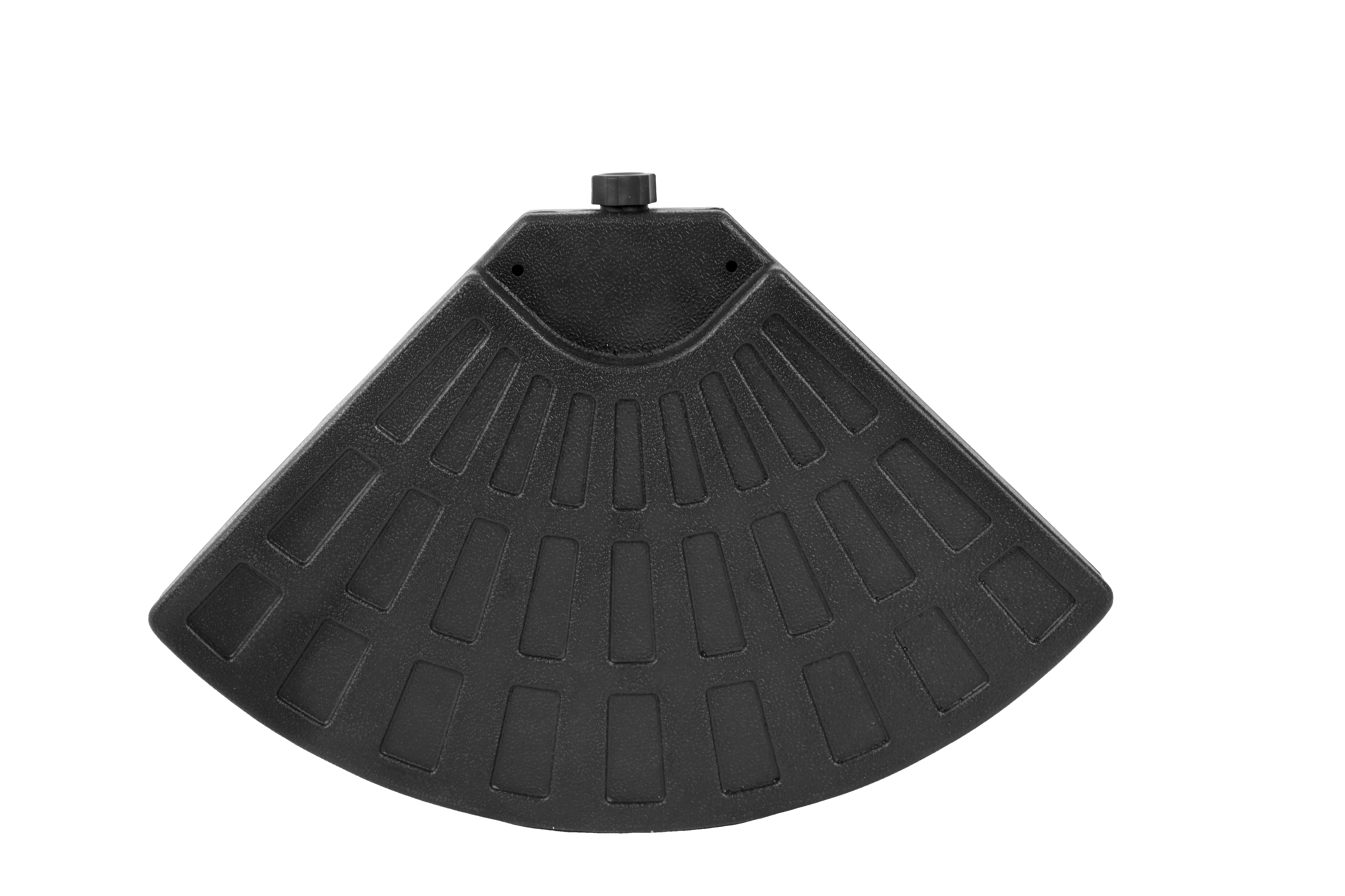 Chaque plaque se remplit d’eau (11,3L) ou de sable (42 lb), mélange possible