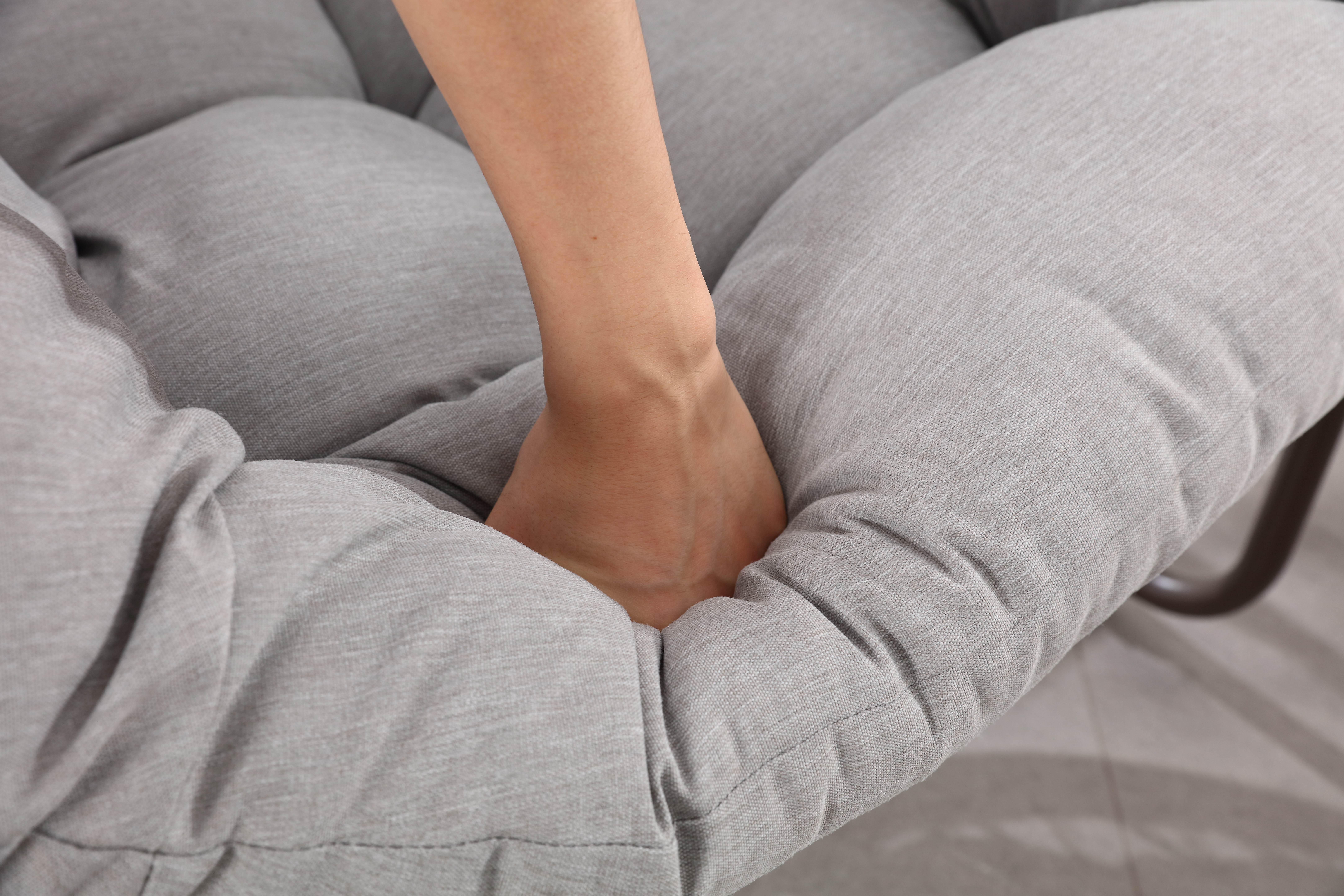 Détail du fauteuil à bascule