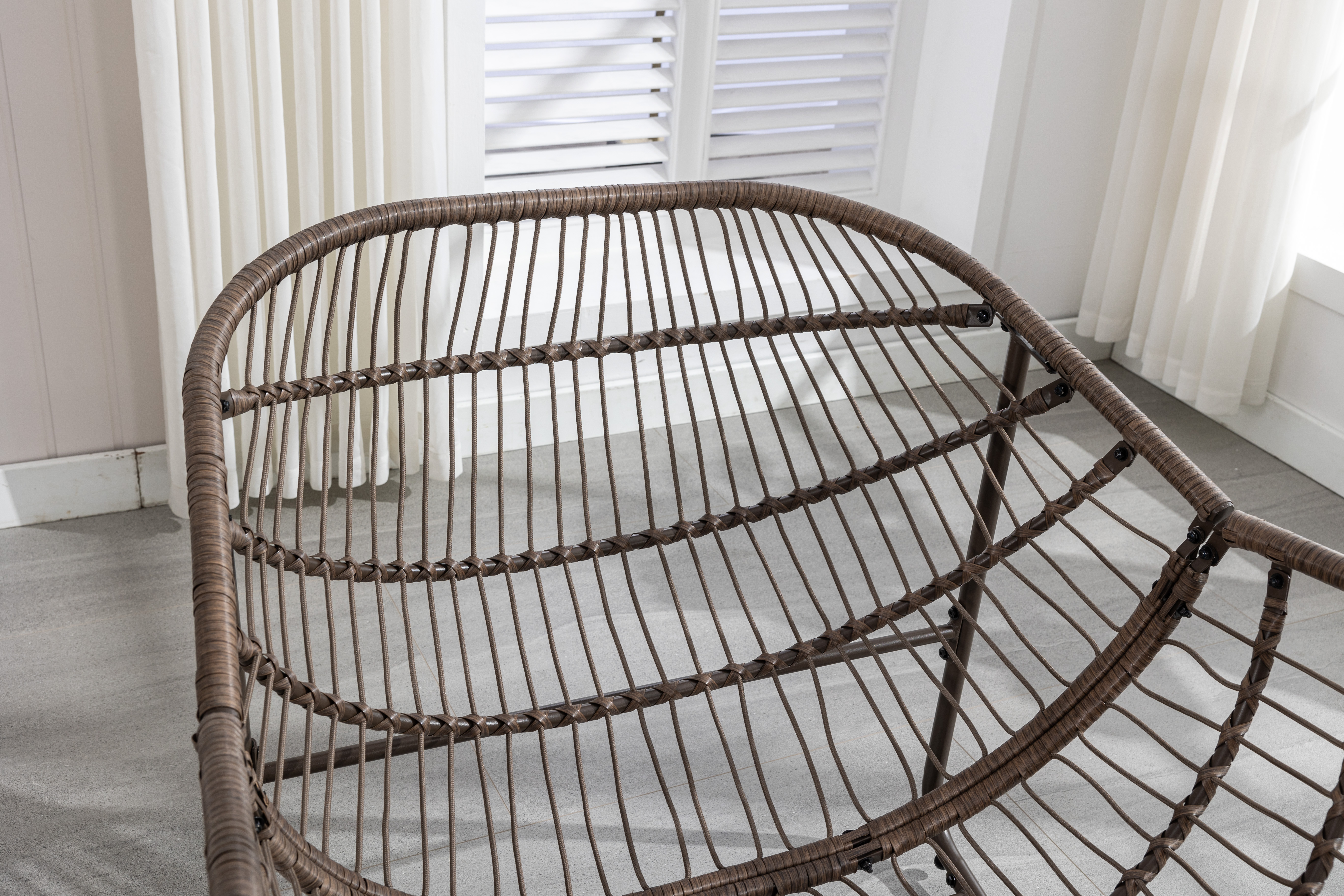 Chaise à bascule d'extérieur