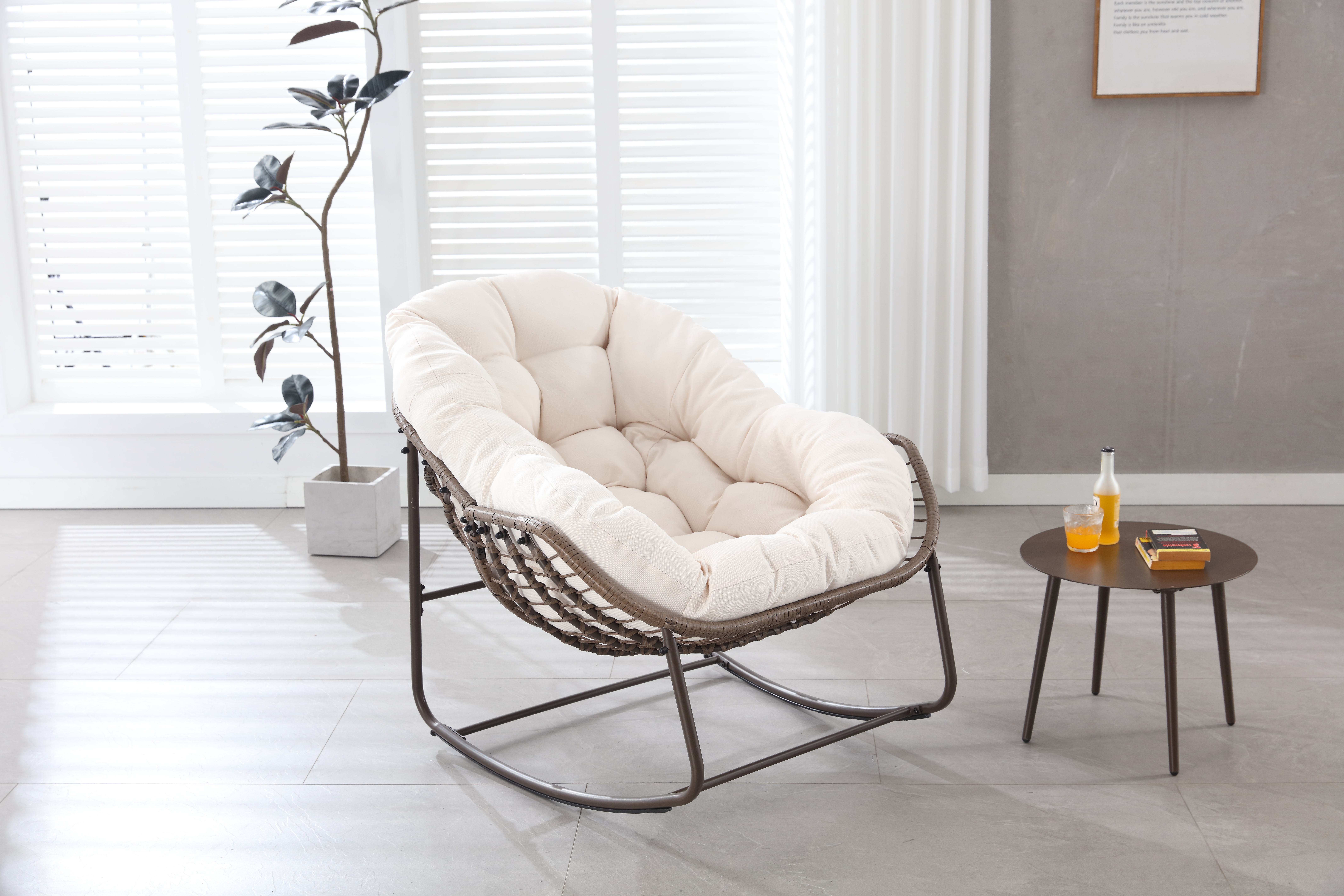 Détail du fauteuil à bascule
