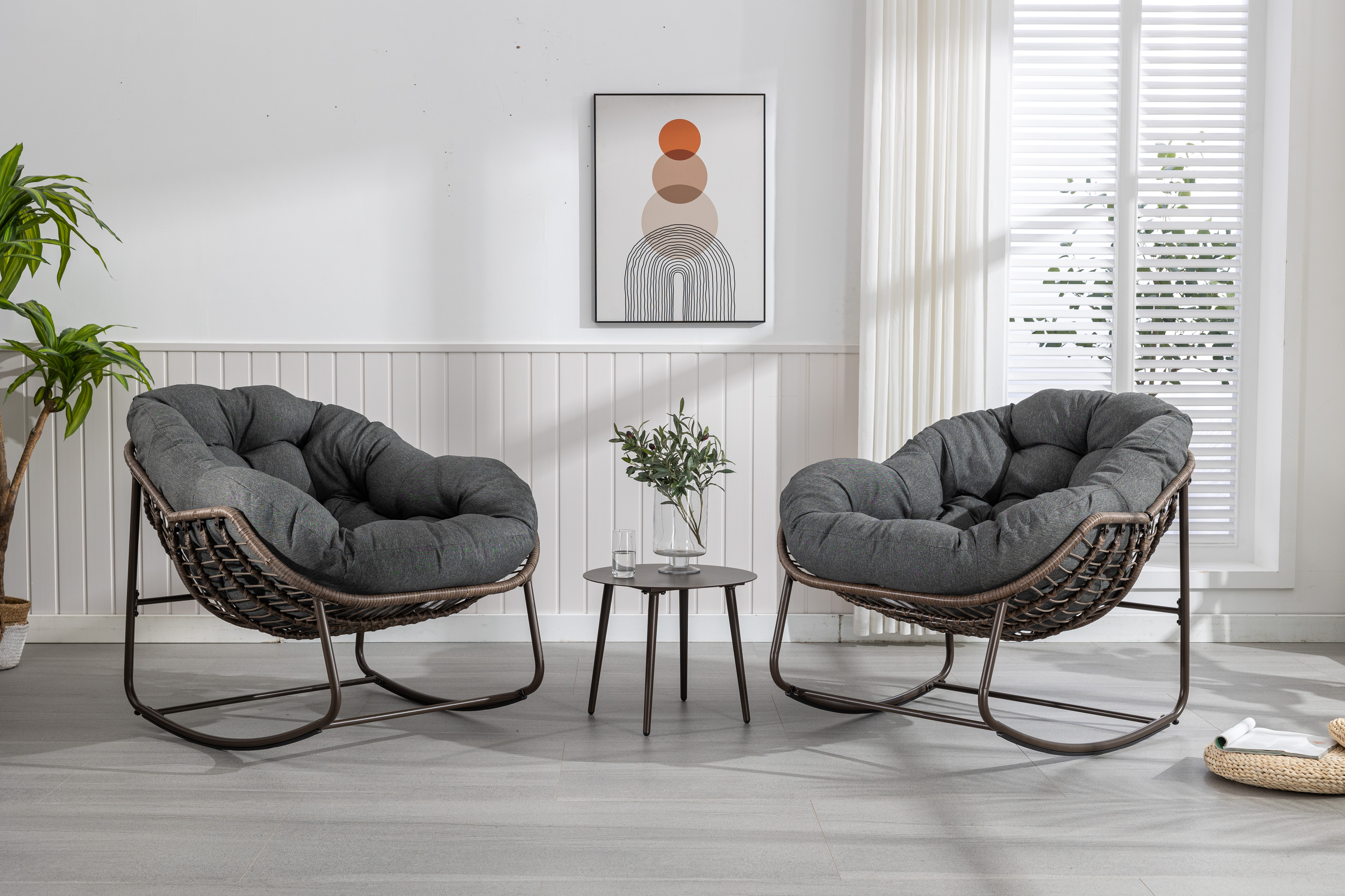 Détail du fauteuil à bascule