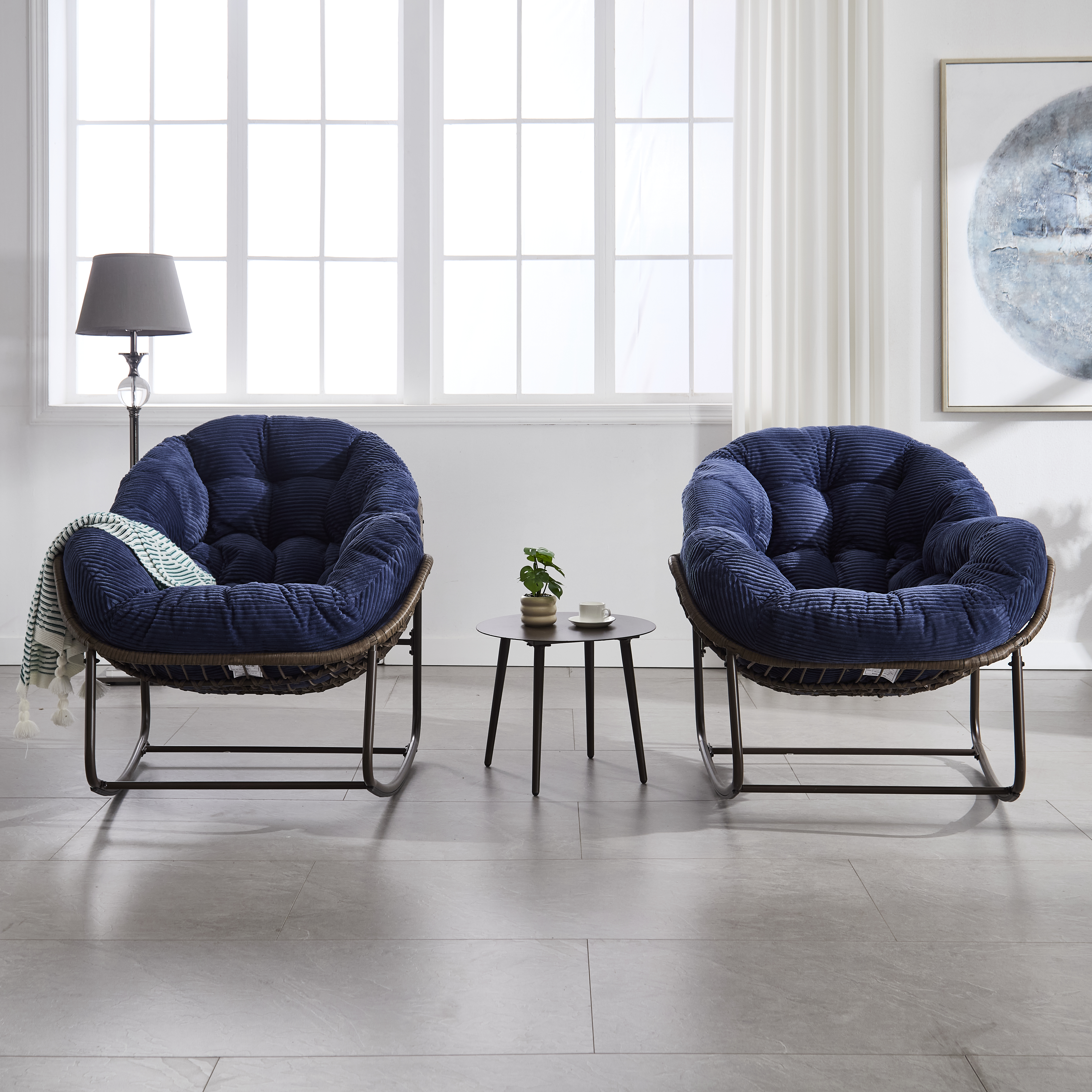 Détail du fauteuil à bascule