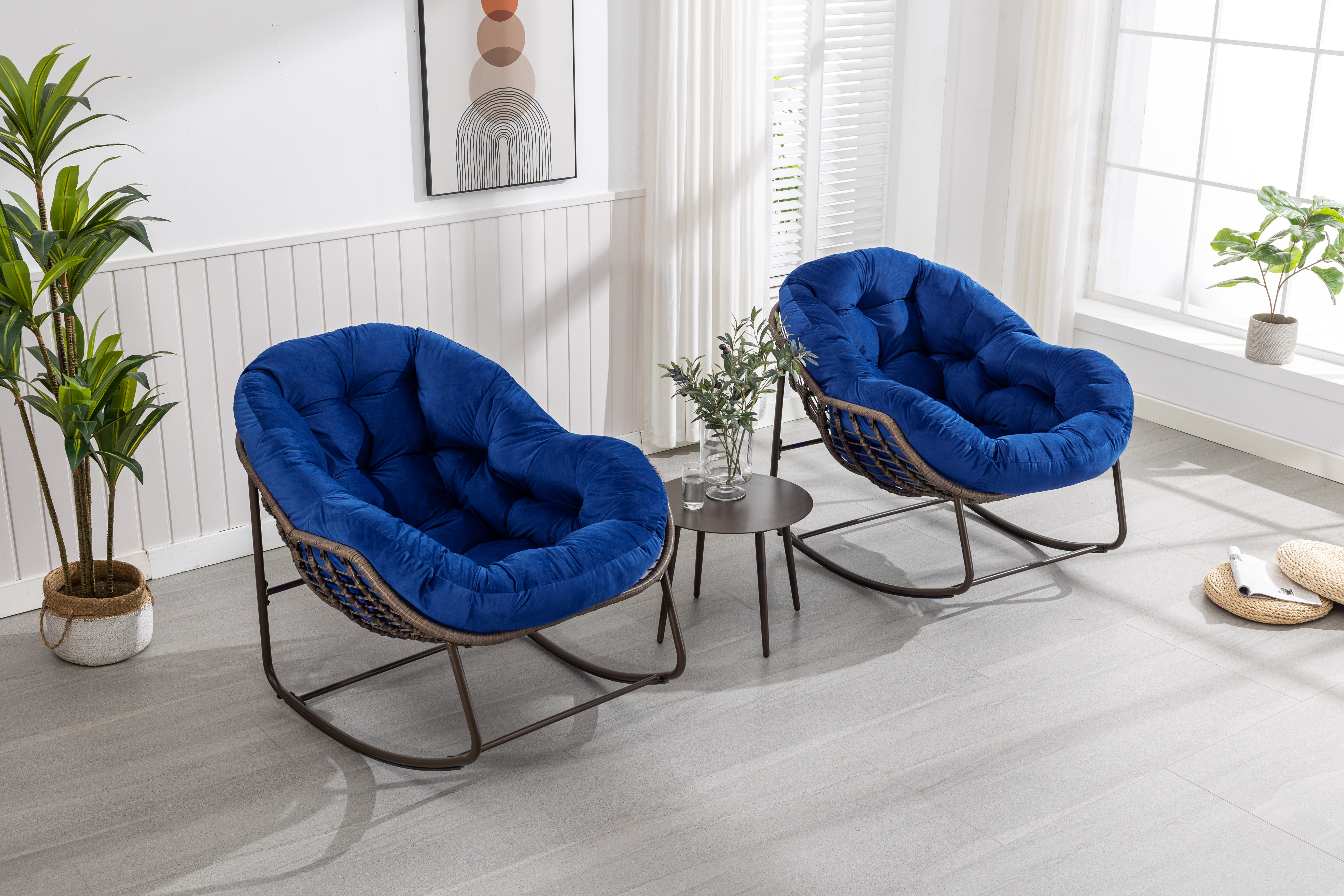 Détail du fauteuil à bascule