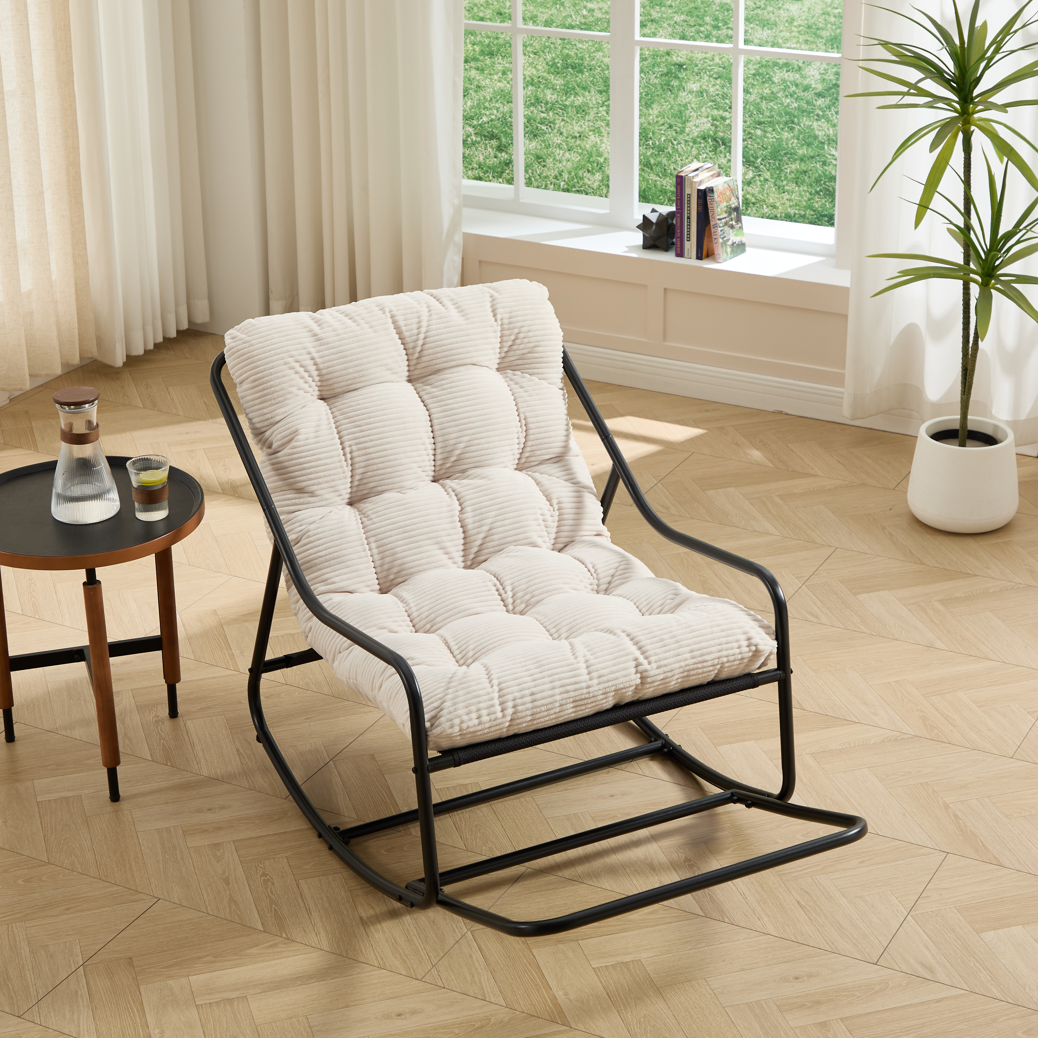 Vue principale du fauteuil à bascule