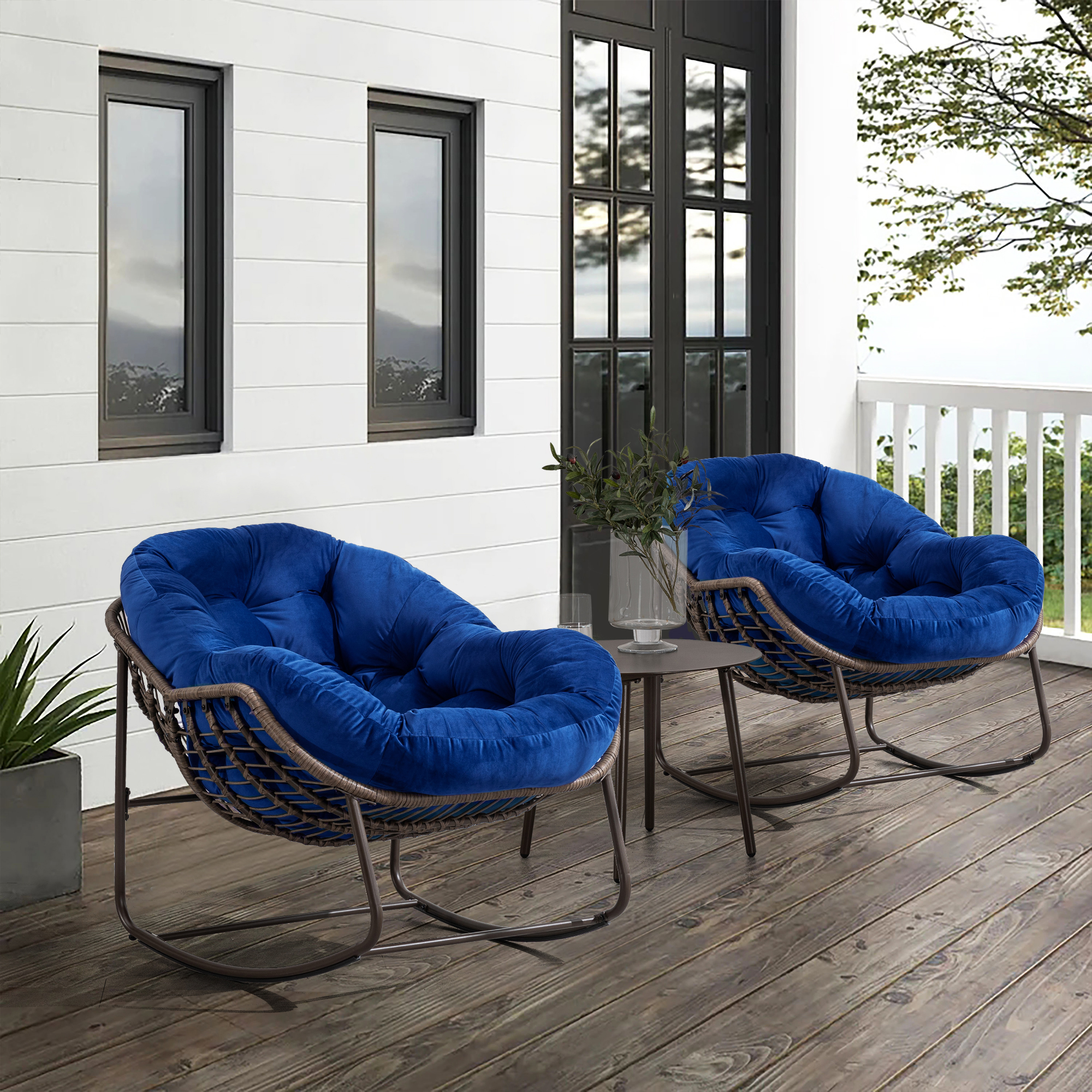 Détail du fauteuil à bascule