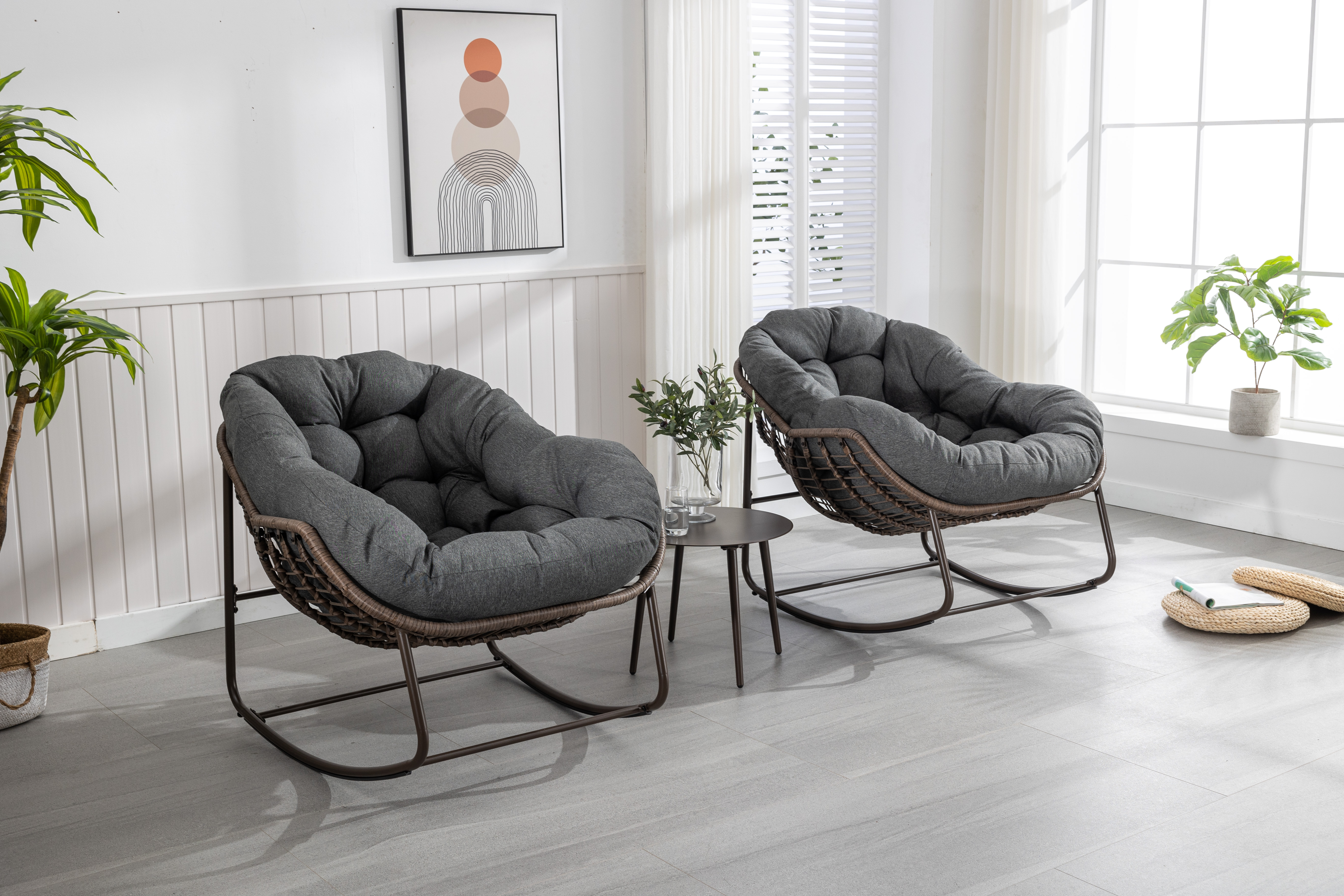 Détail du fauteuil à bascule