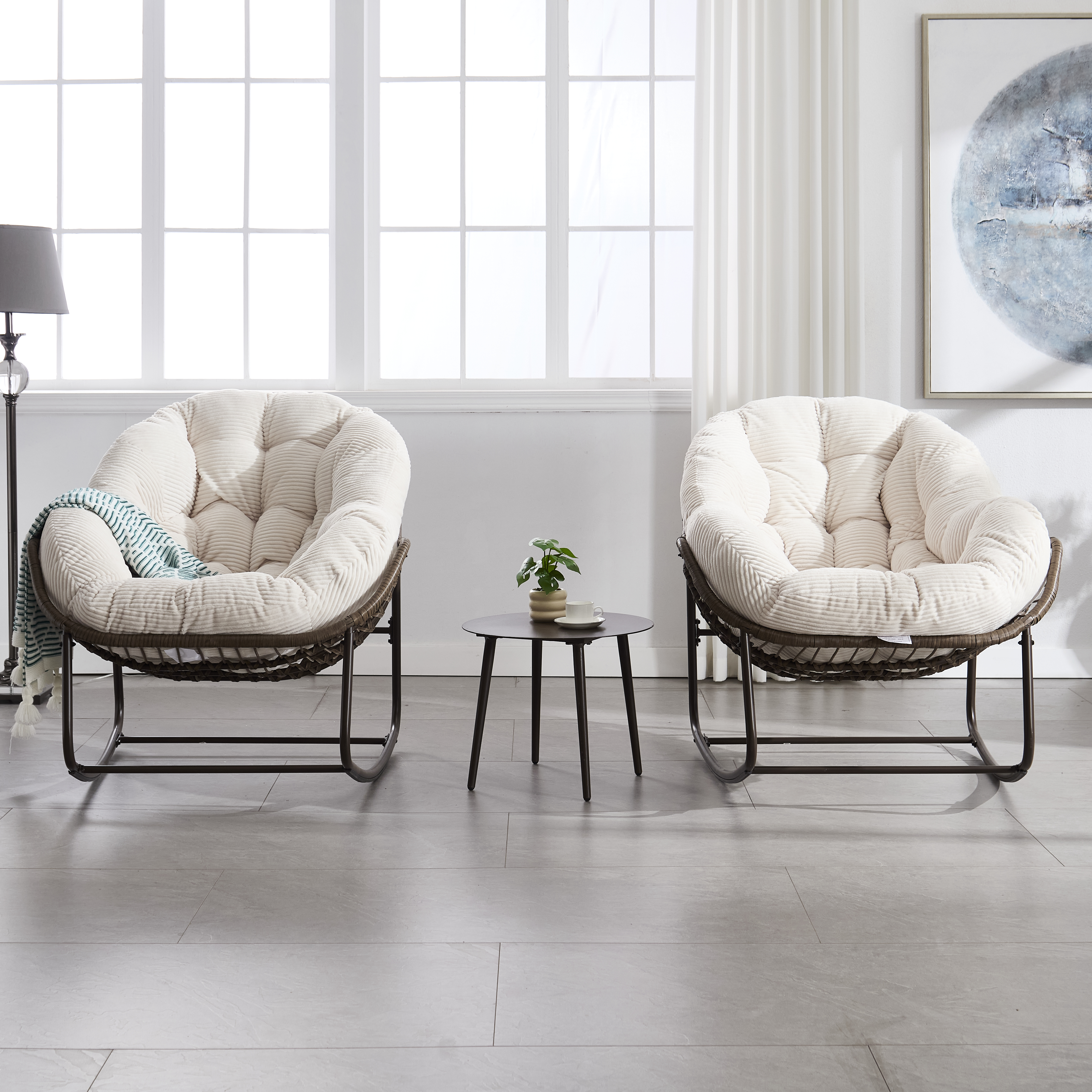 Détail du fauteuil à bascule