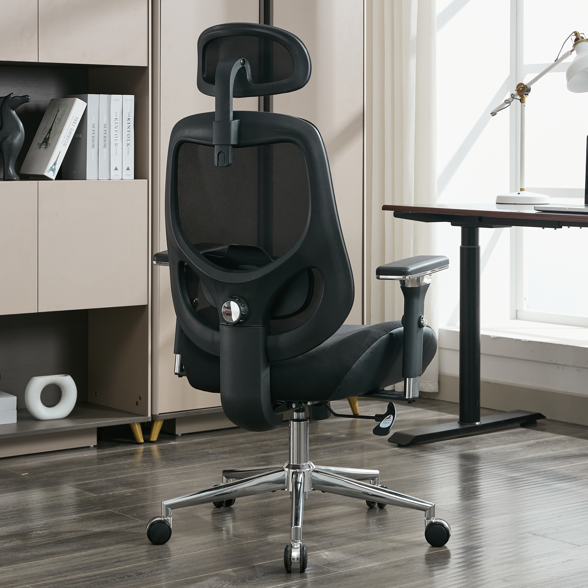 Sedia da ufficio ergonomica con braccioli regolabili 4D, adatta per ...