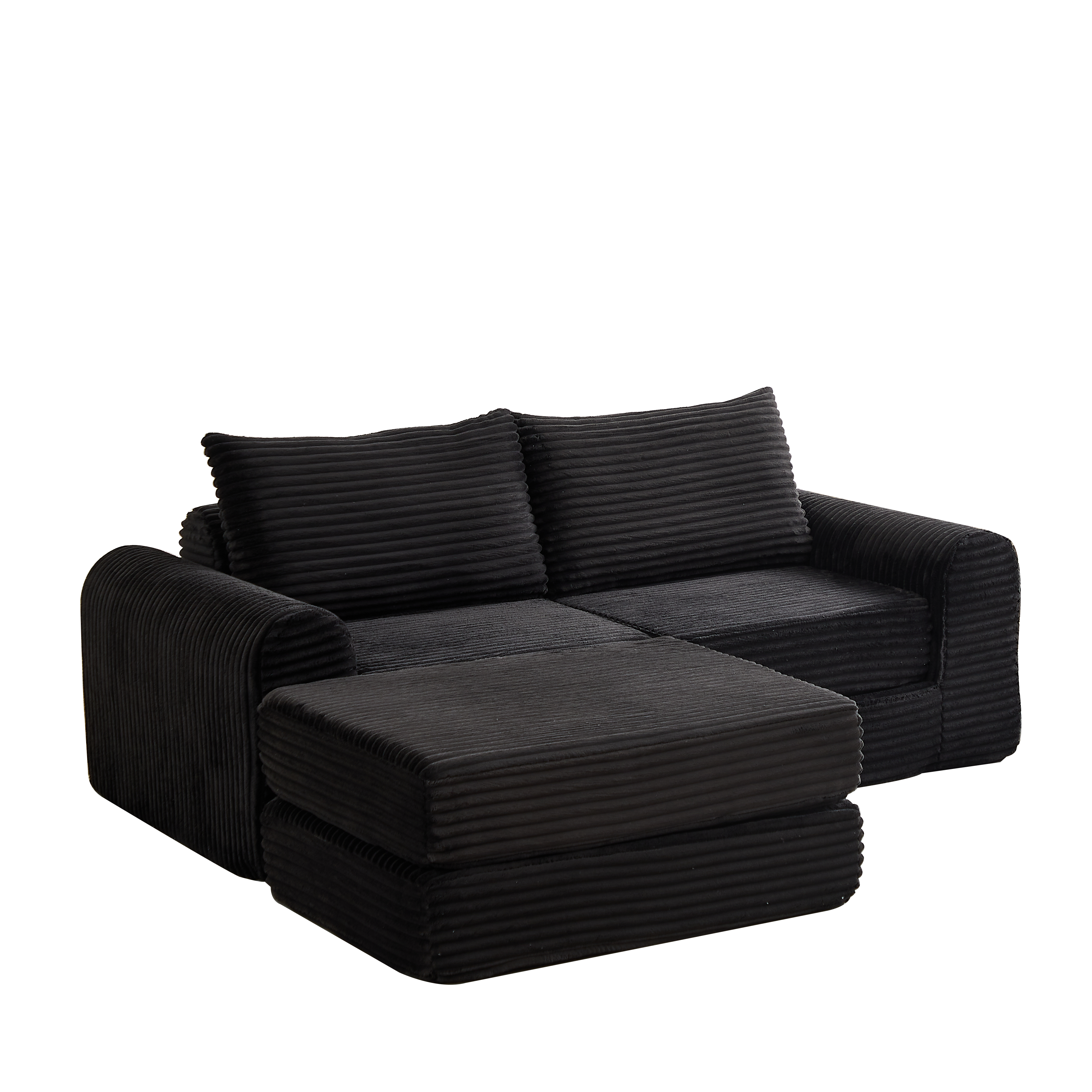 Détail du canapé convertible