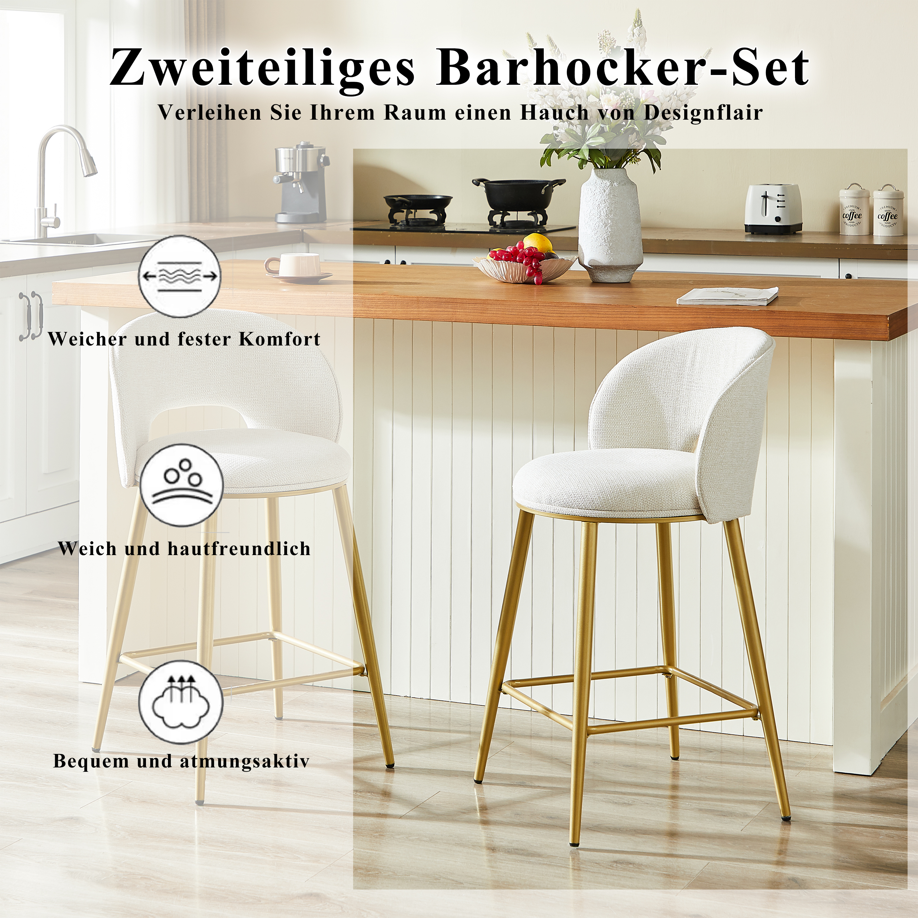 Présentation du tabouret de bar