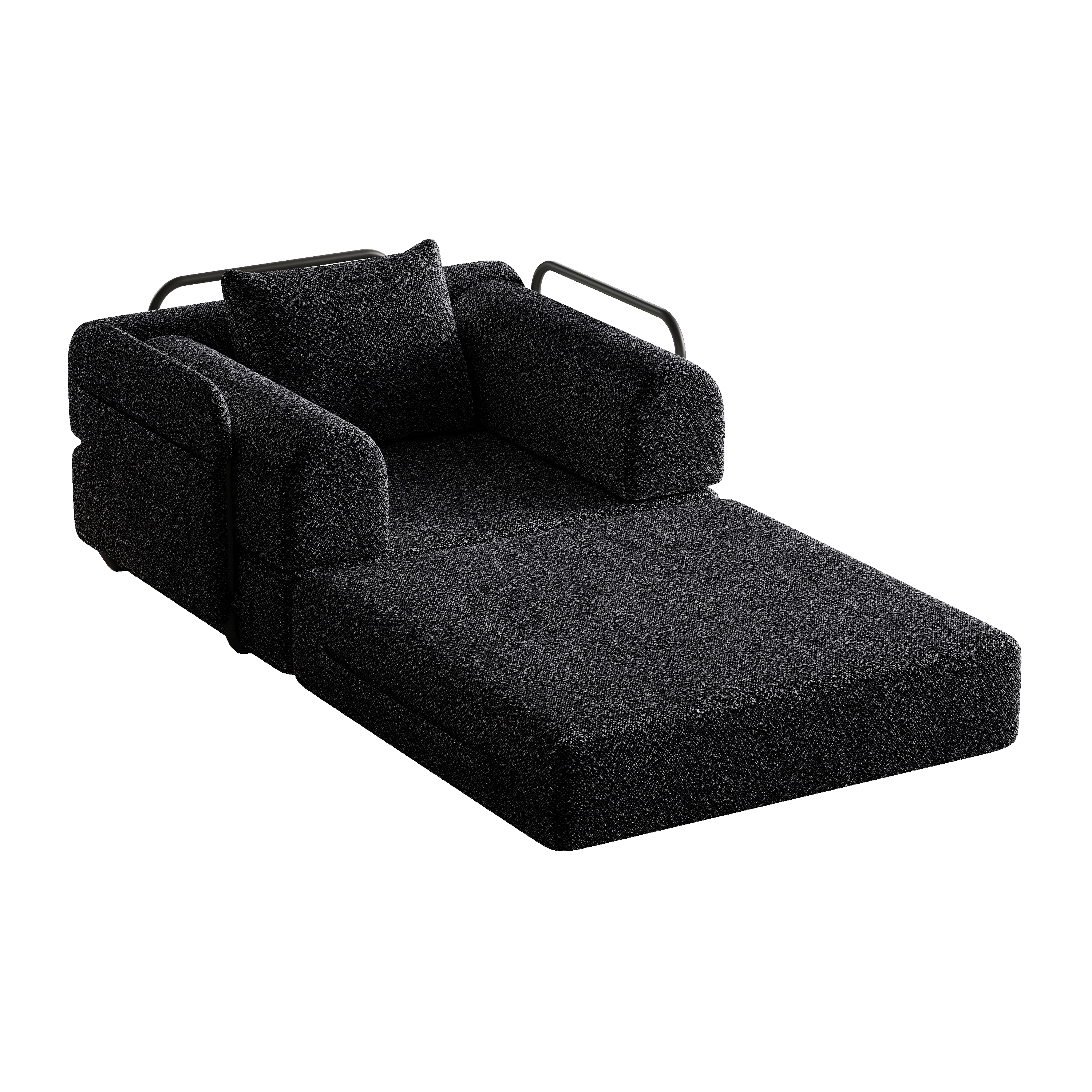 Détail du canapé convertible