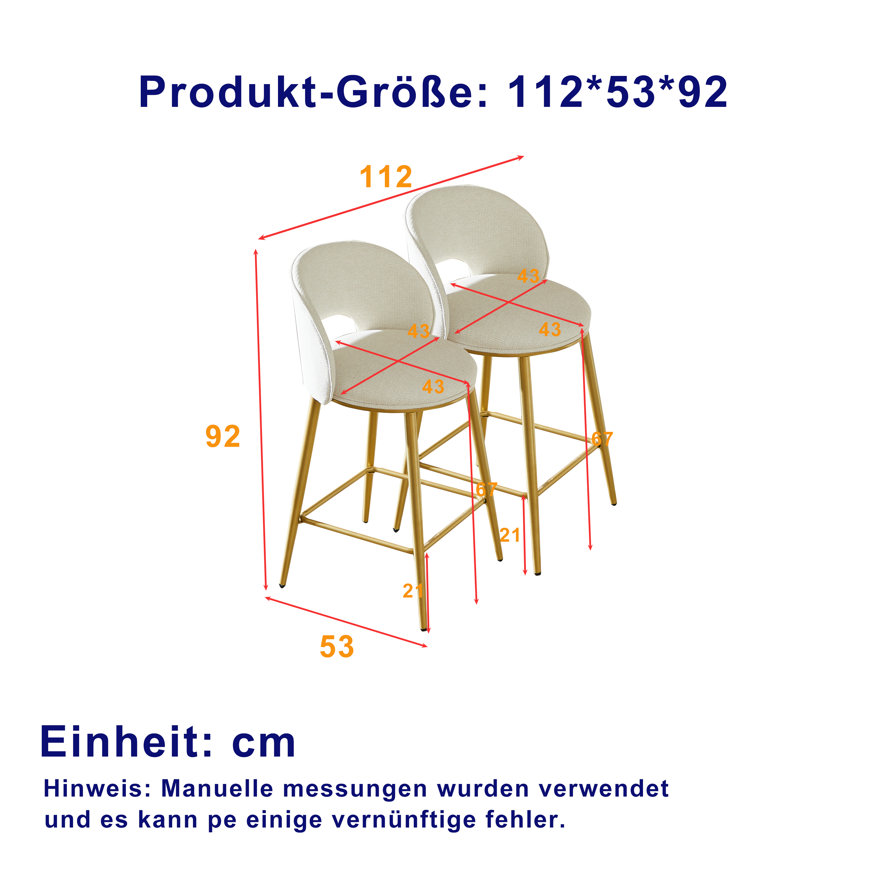 Détail du tabouret de bar
