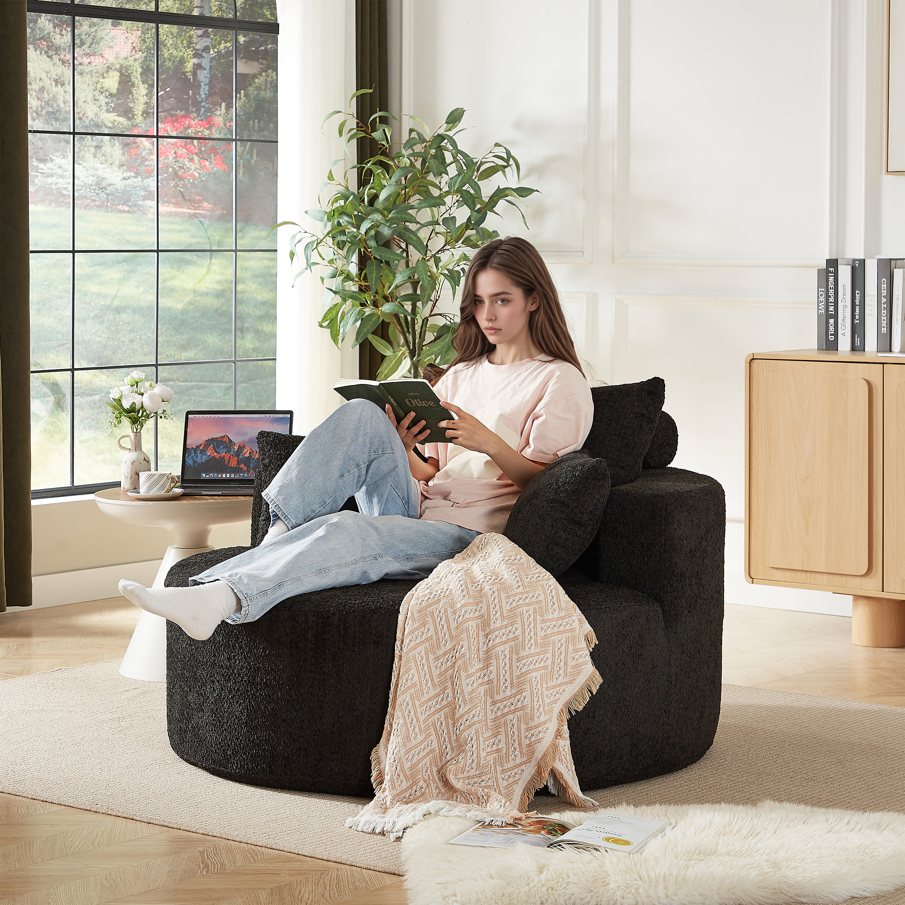 Vue principale du fauteuil convertible