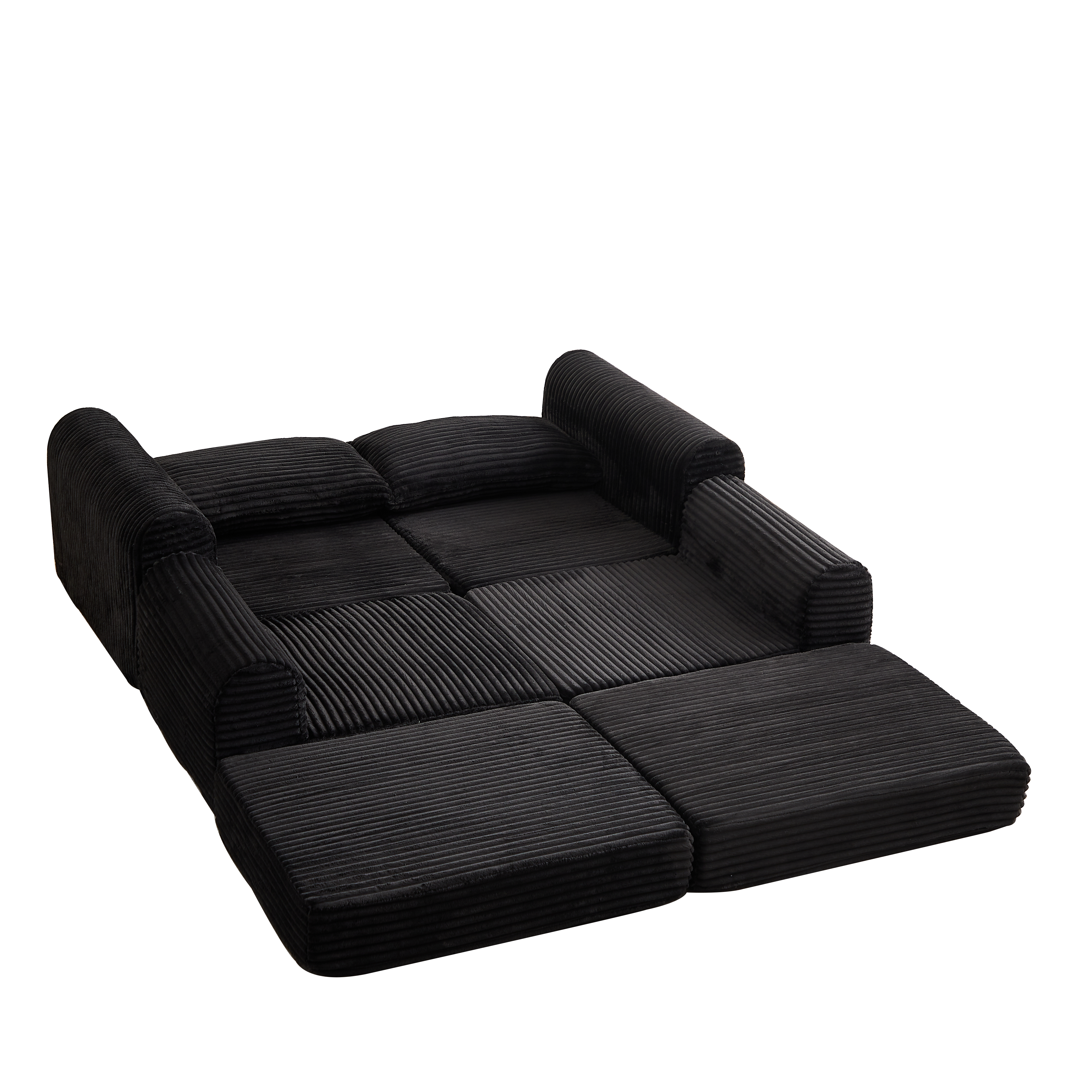 Détail du canapé convertible