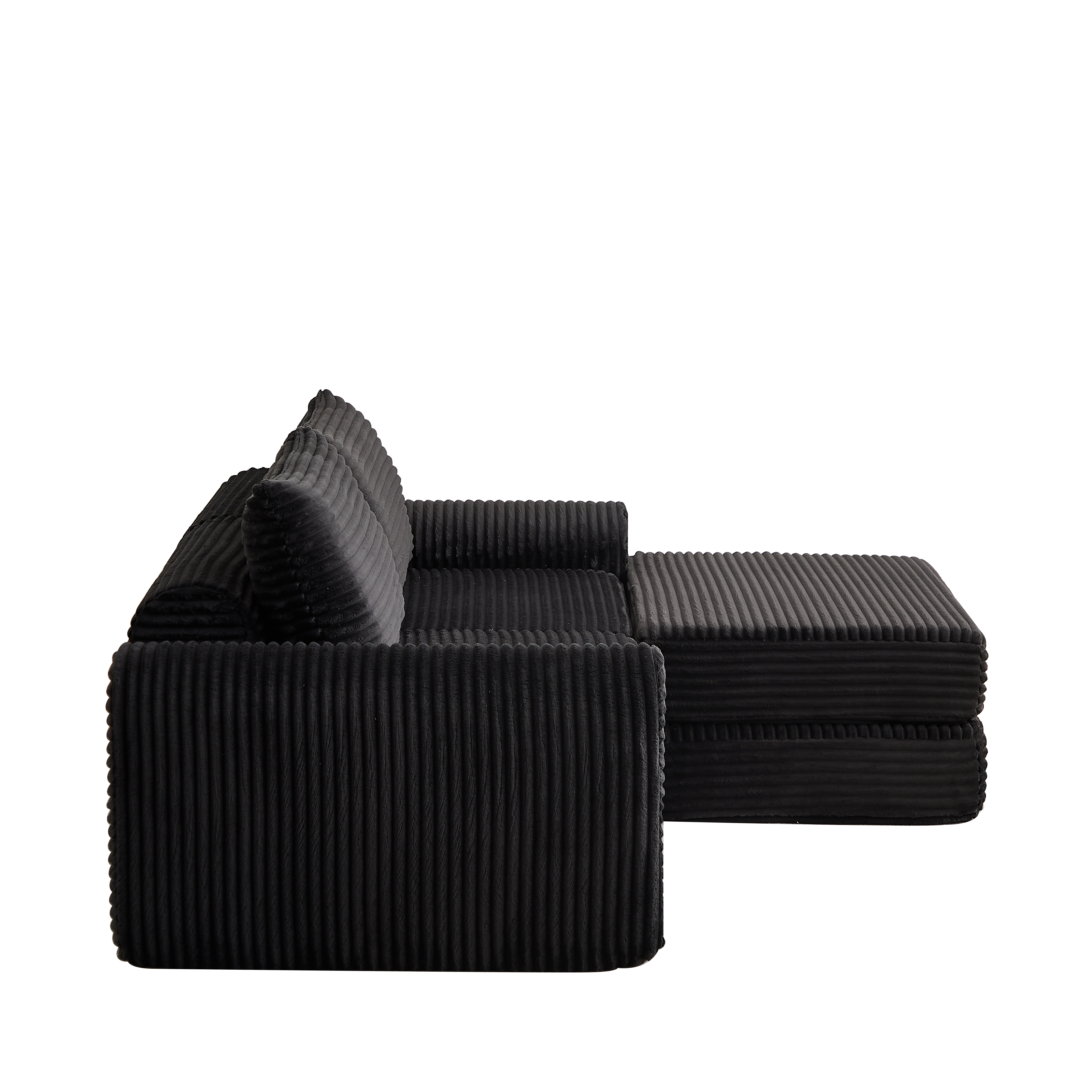Détail du canapé convertible