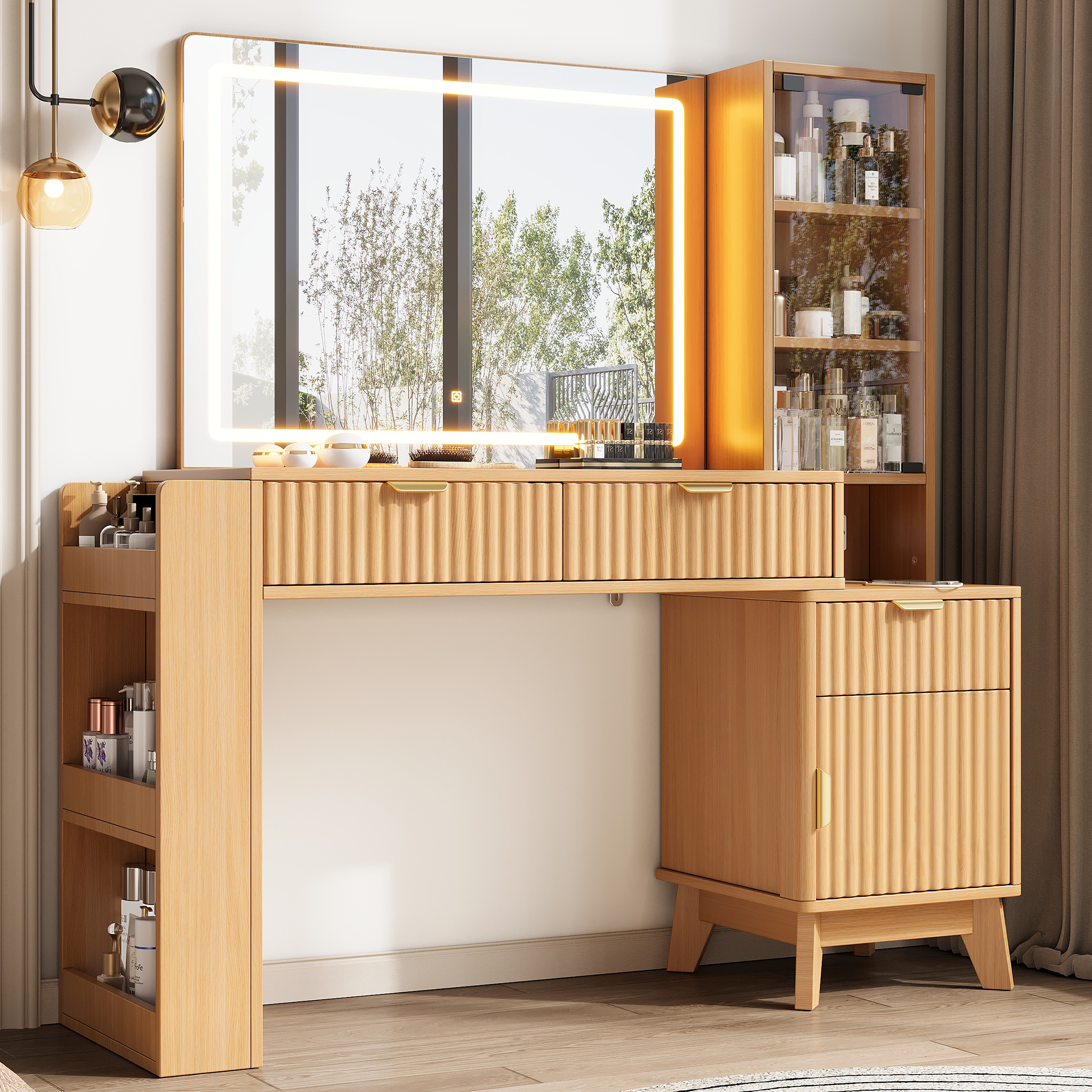 Table de maquillage design français - Vue principale
