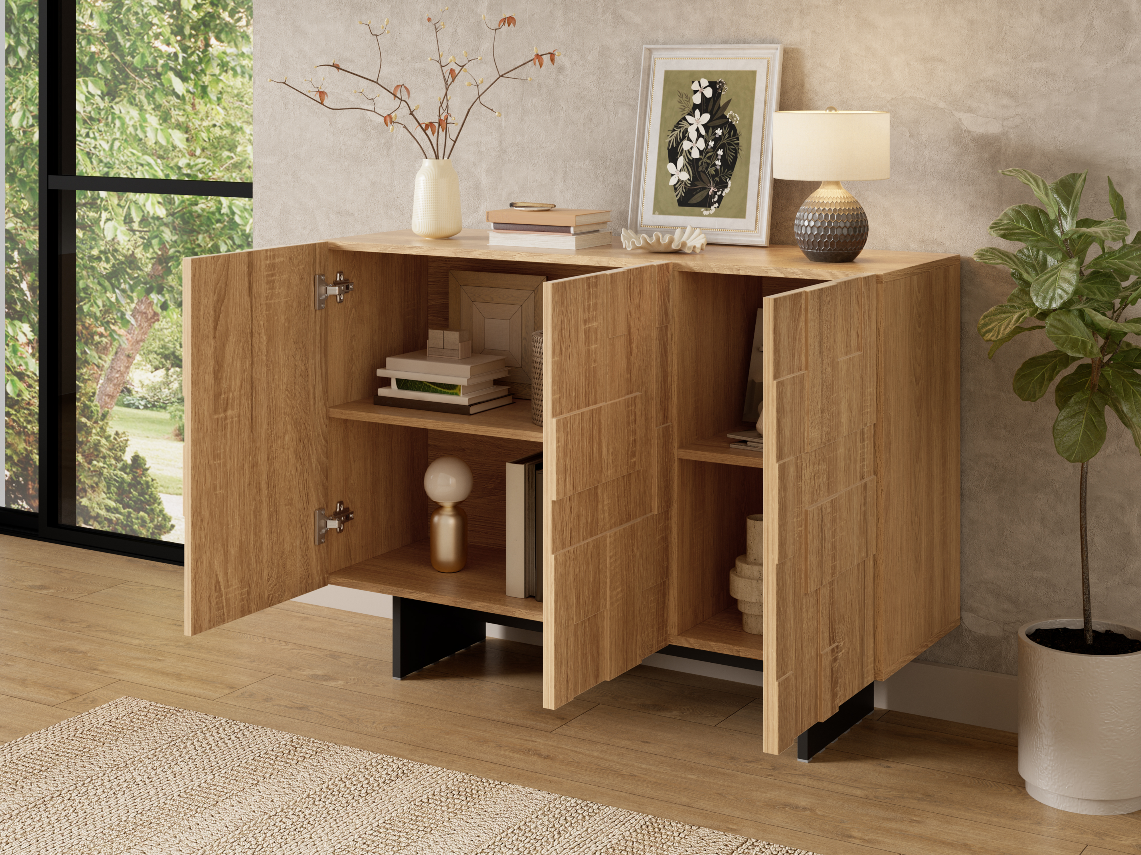 Utilisation en tant que sideboard ou buffet