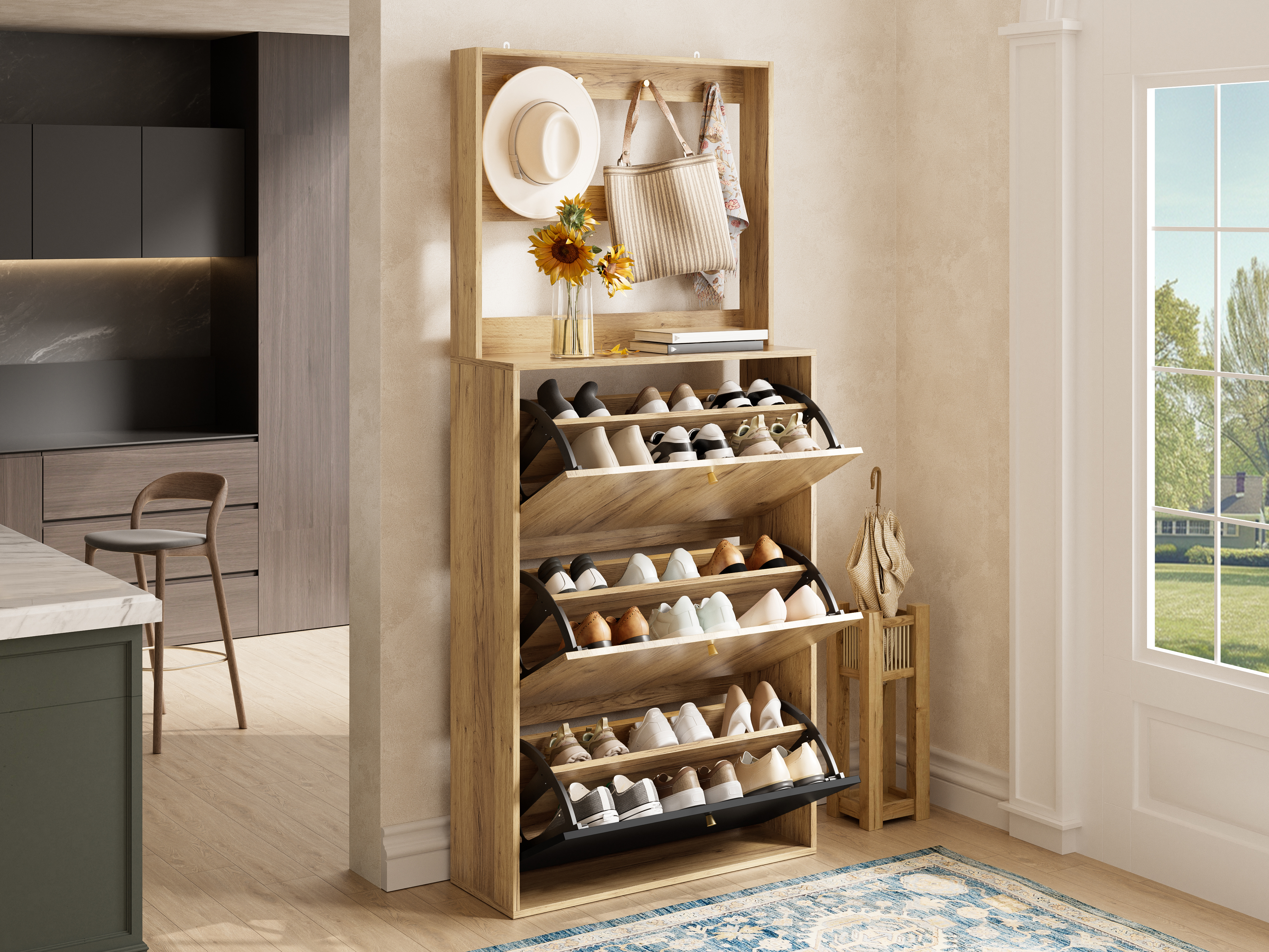 Présentation du meuble à chaussures