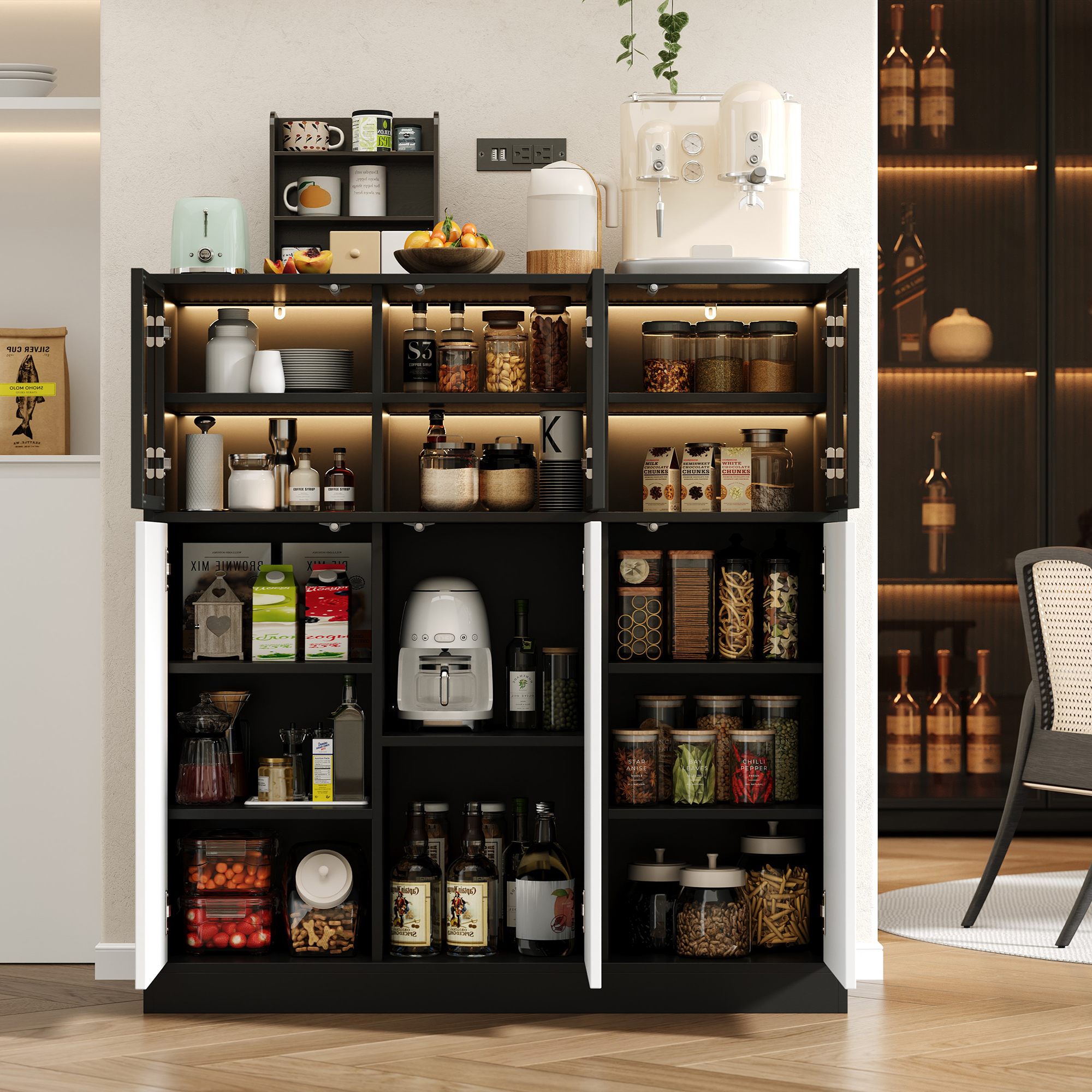 Détail du buffet