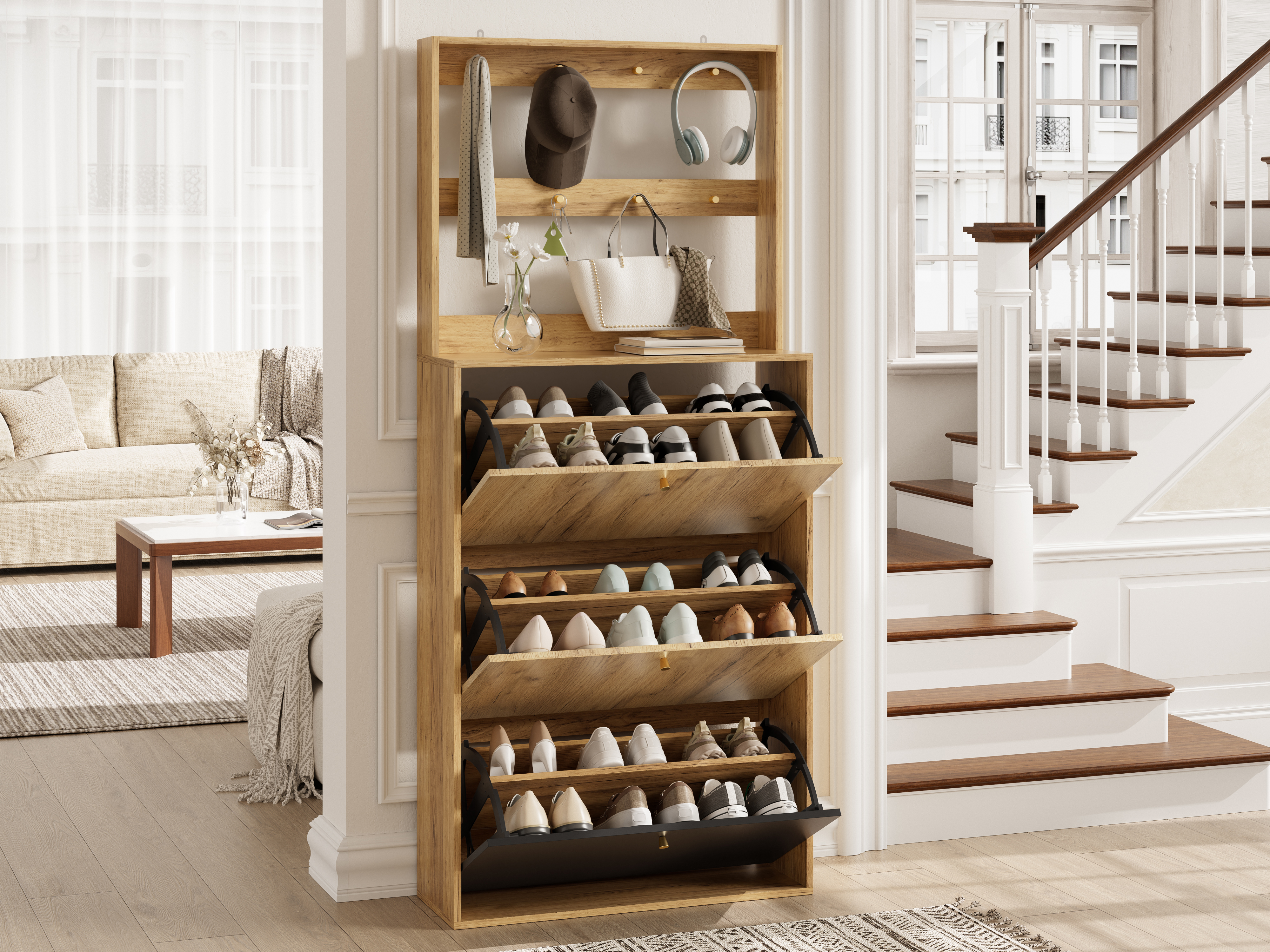 Présentation du meuble à chaussures