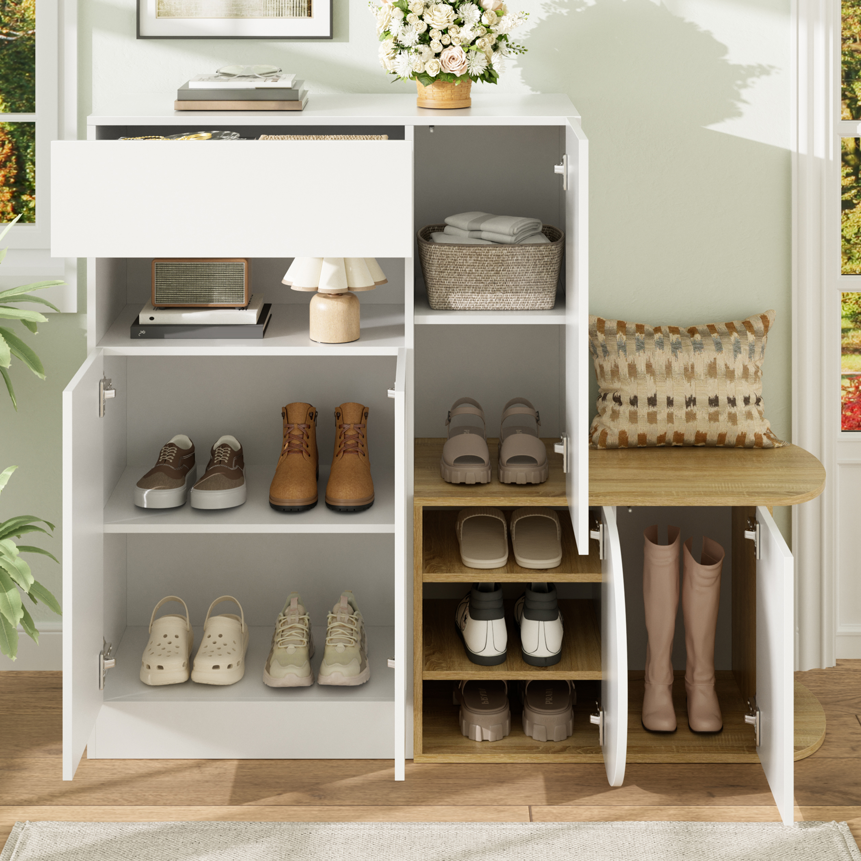 Présentation du meuble à chaussures