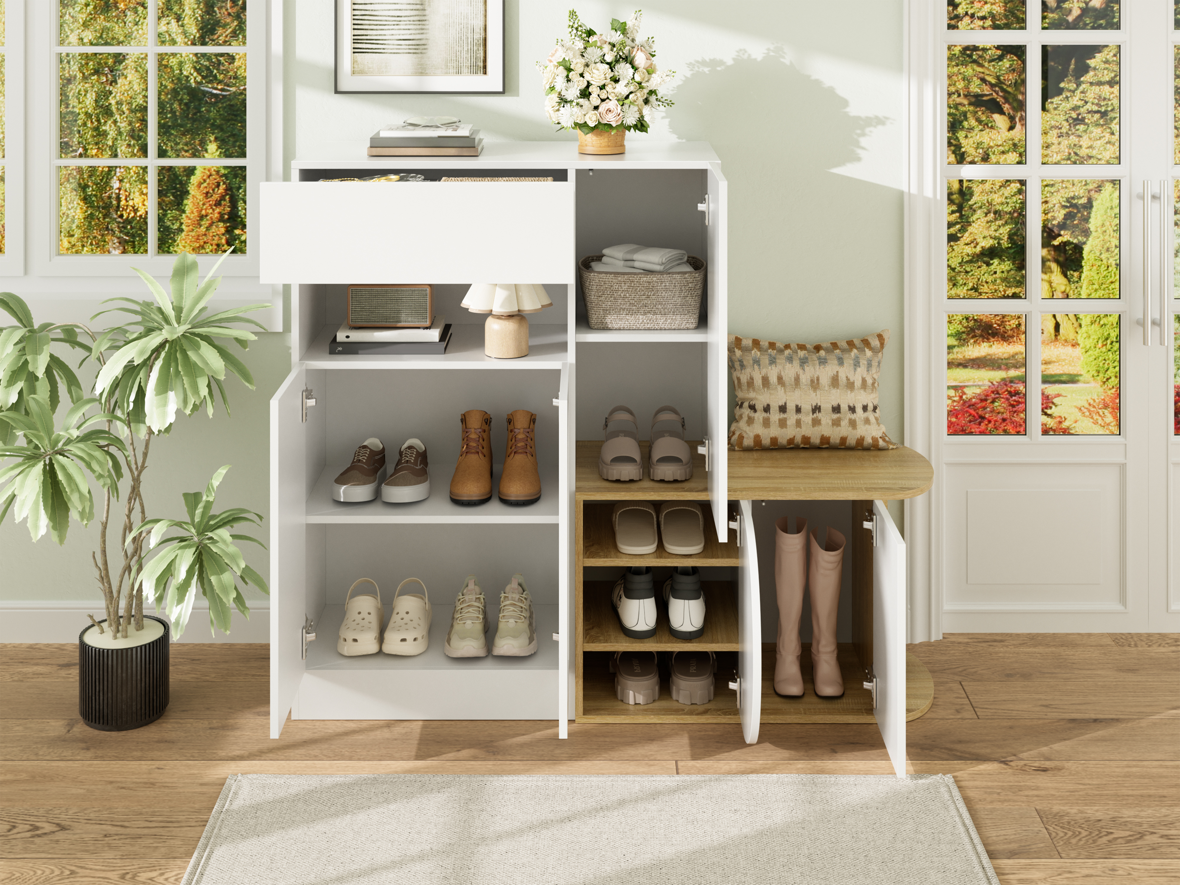 Présentation du meuble à chaussures