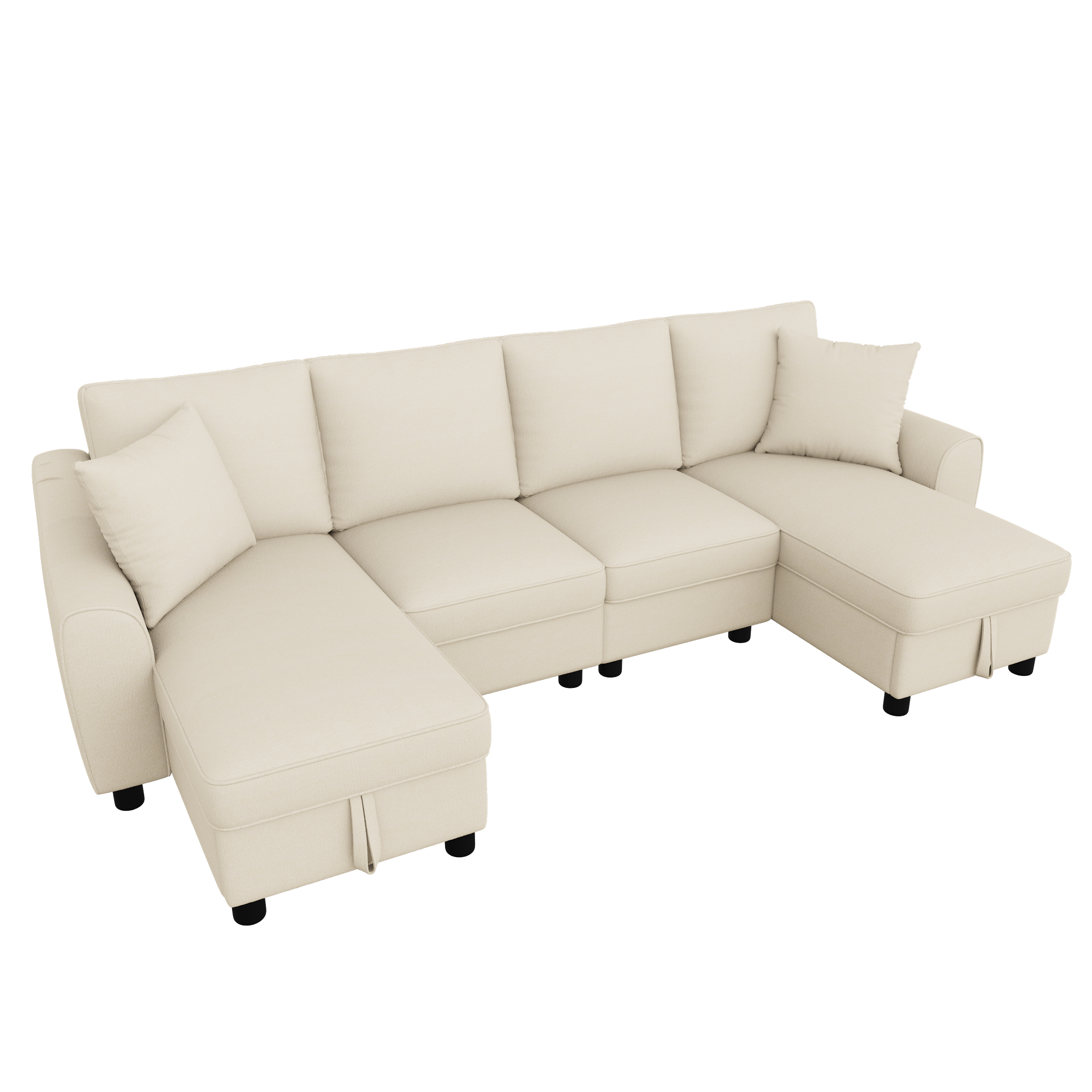 Compartiment de rangement rabattable