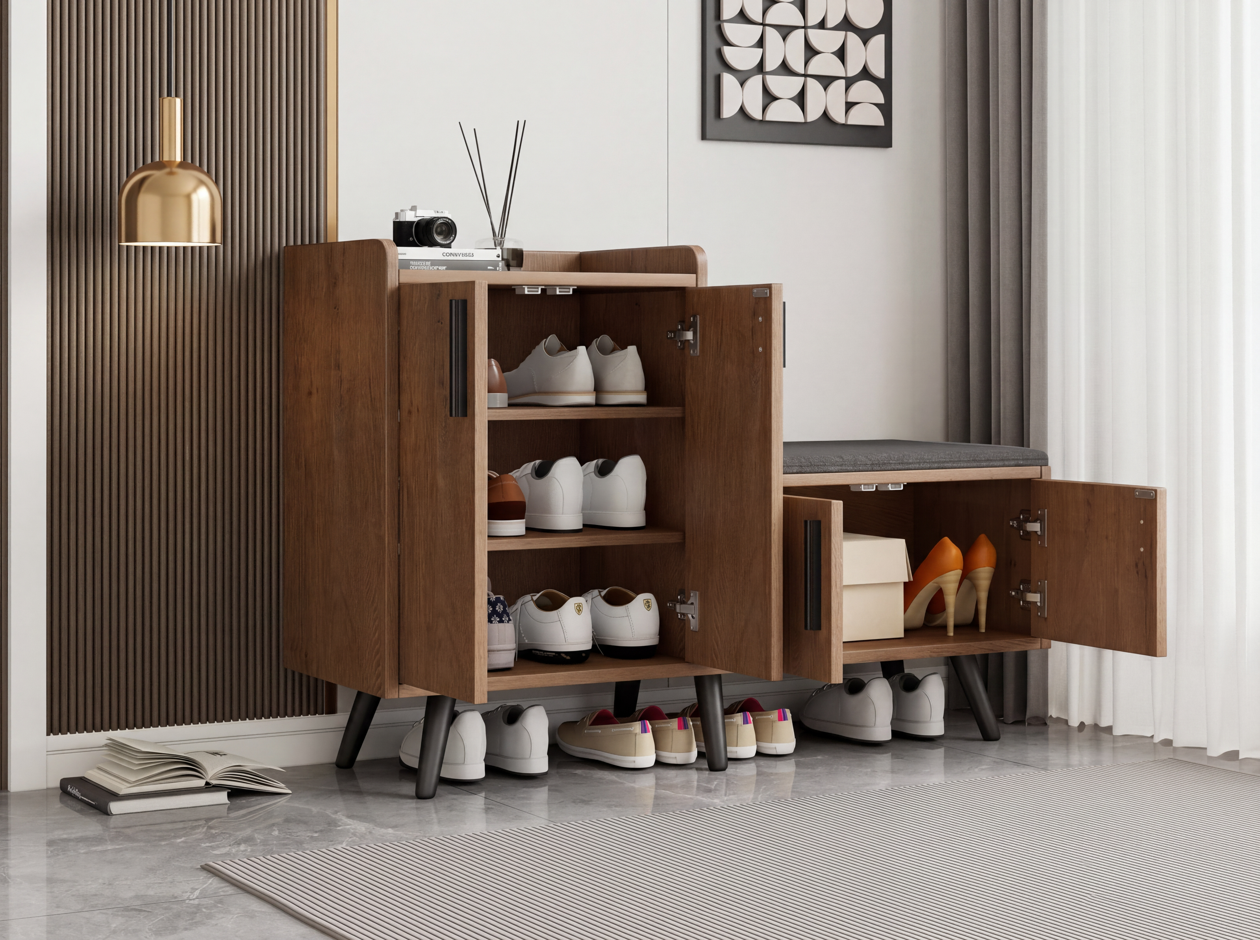 Présentation du meuble à chaussures