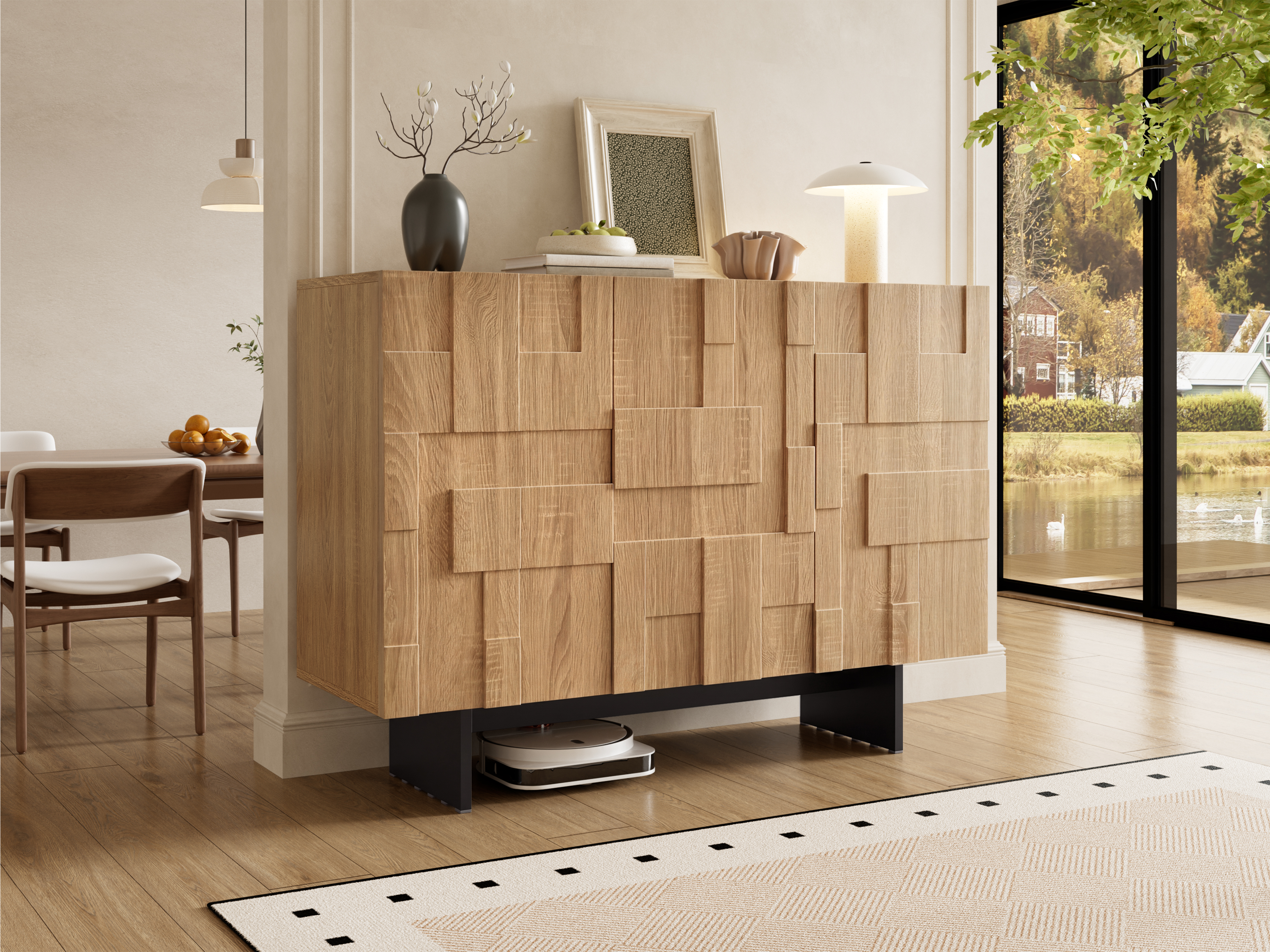 Design 3D puzzle sur les portes