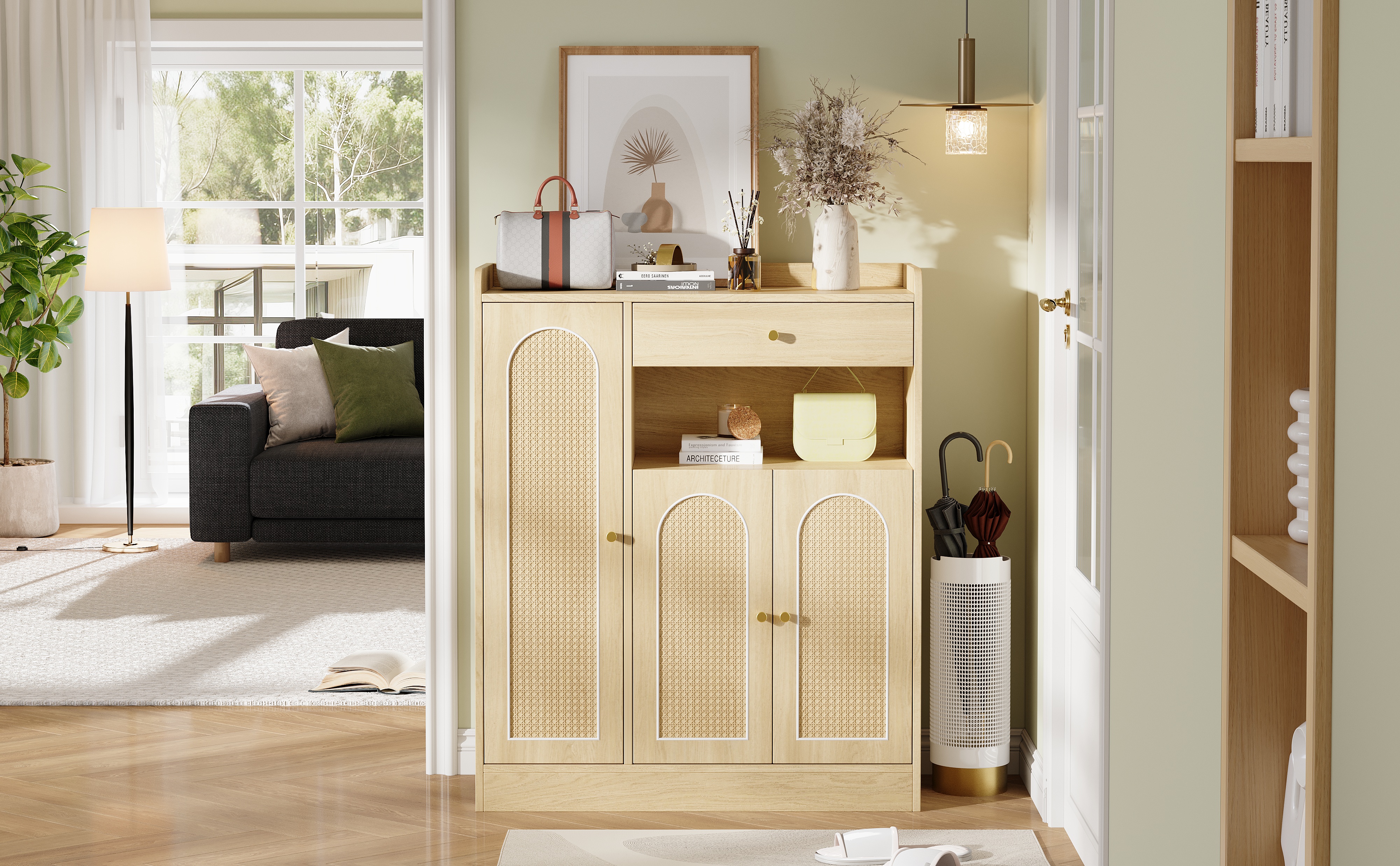 Rangement flexible pour chaussures et objets