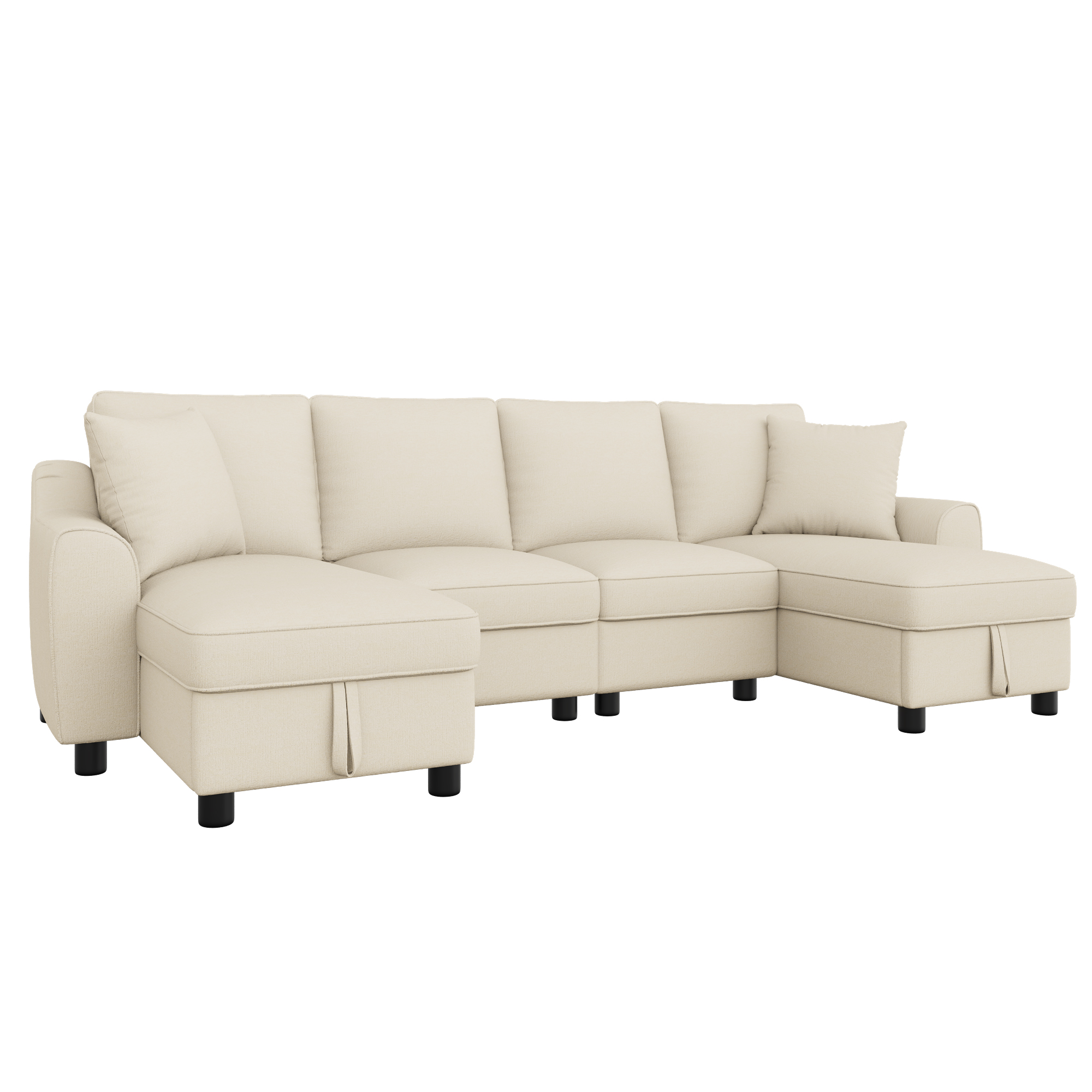 Chaise longue avec rangement