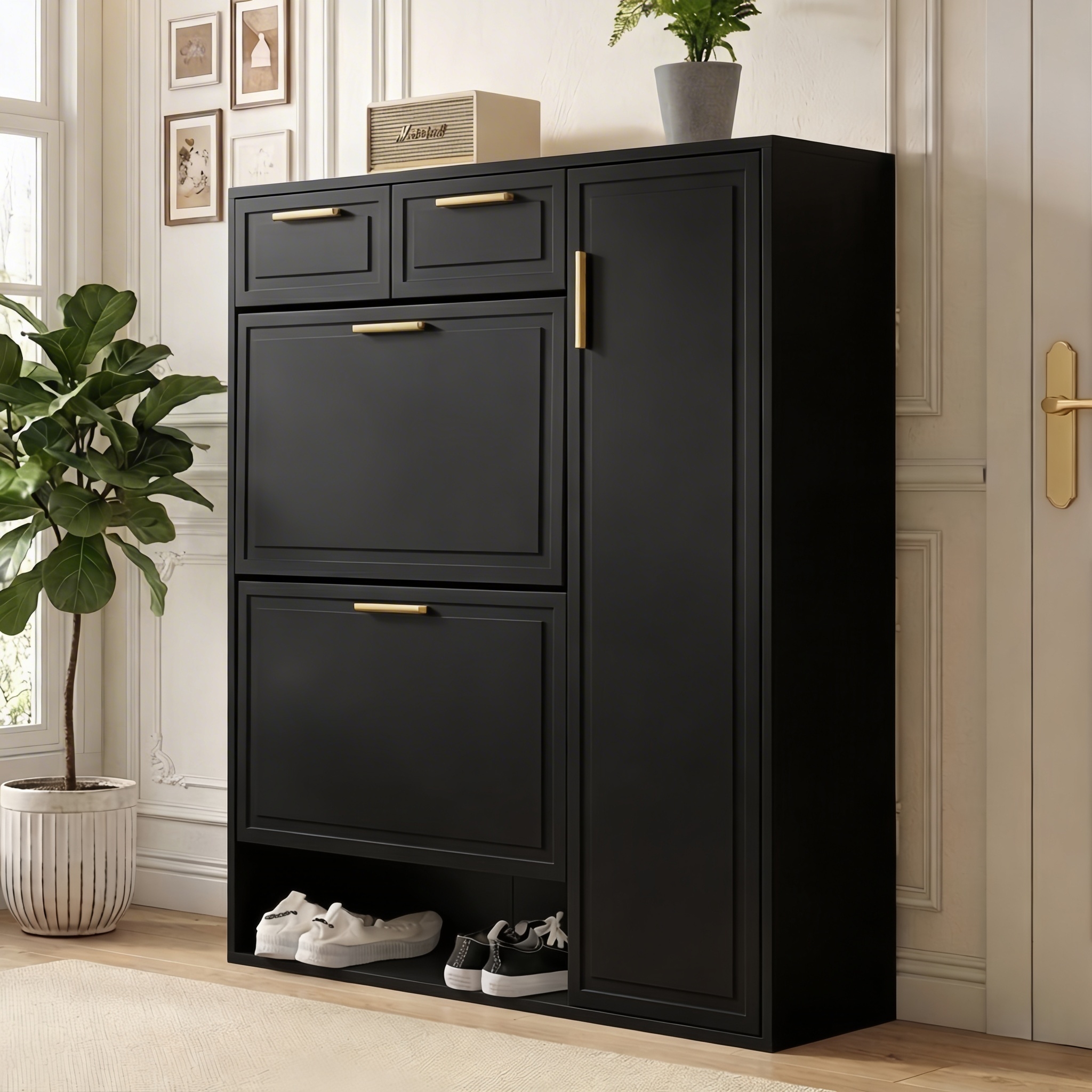 Moderne Schuhschrank, mit verstellbaren Regalen, g