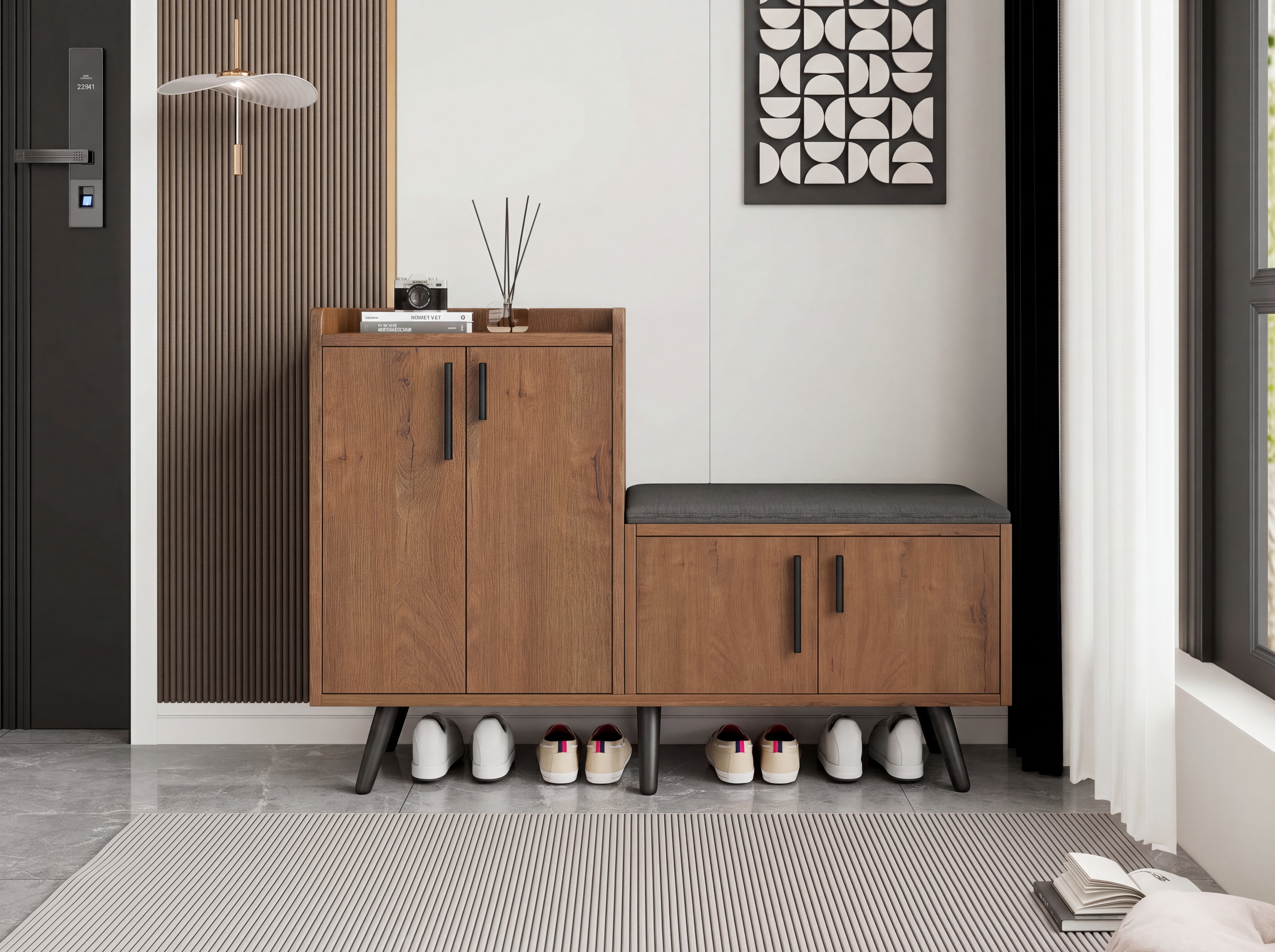 Présentation du meuble à chaussures
