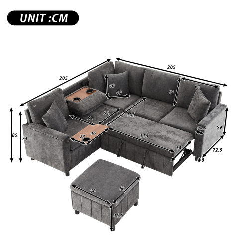 Revêtement en tissu chenille et assise confortable