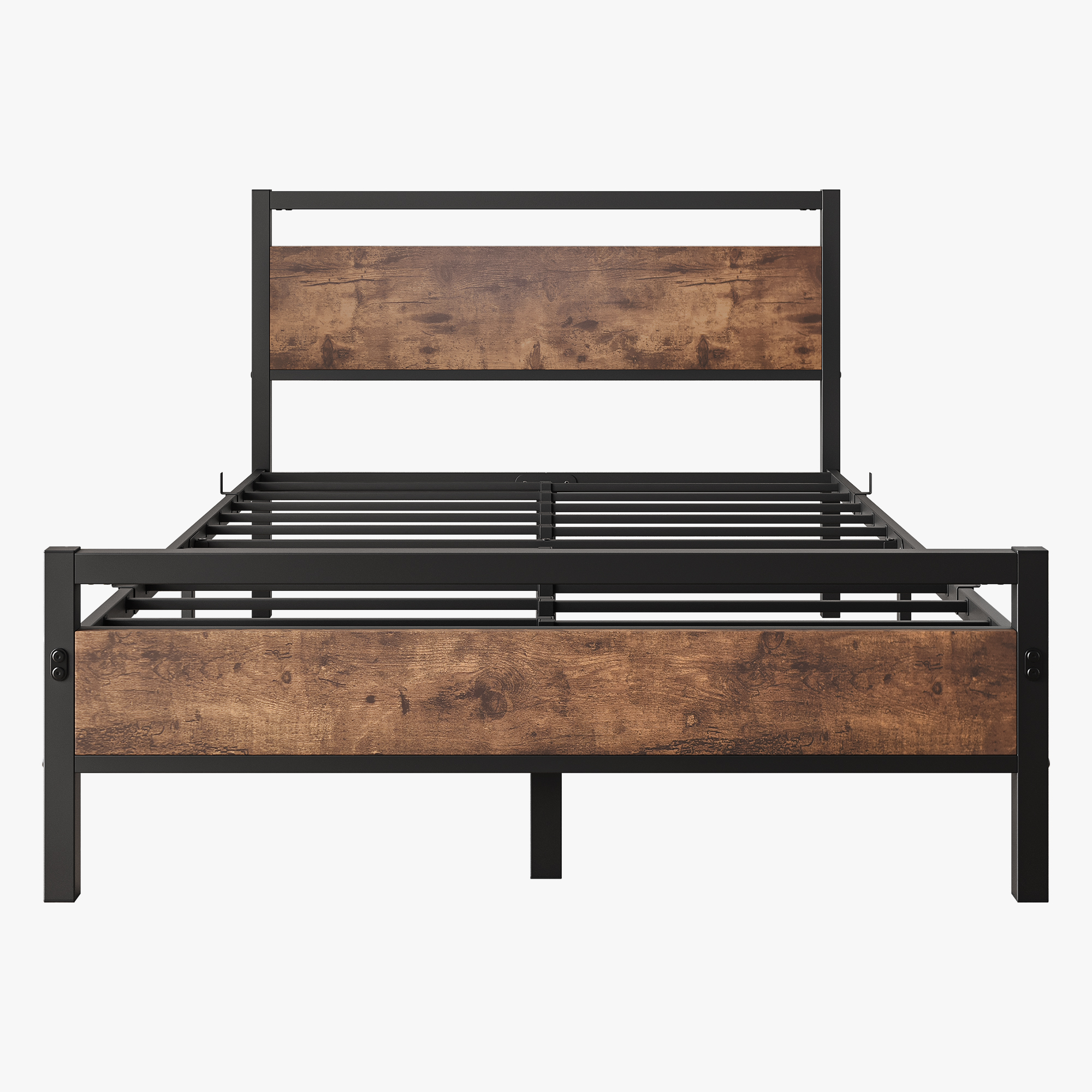 Espace sous‑lit hauteur 27 cm de rangement