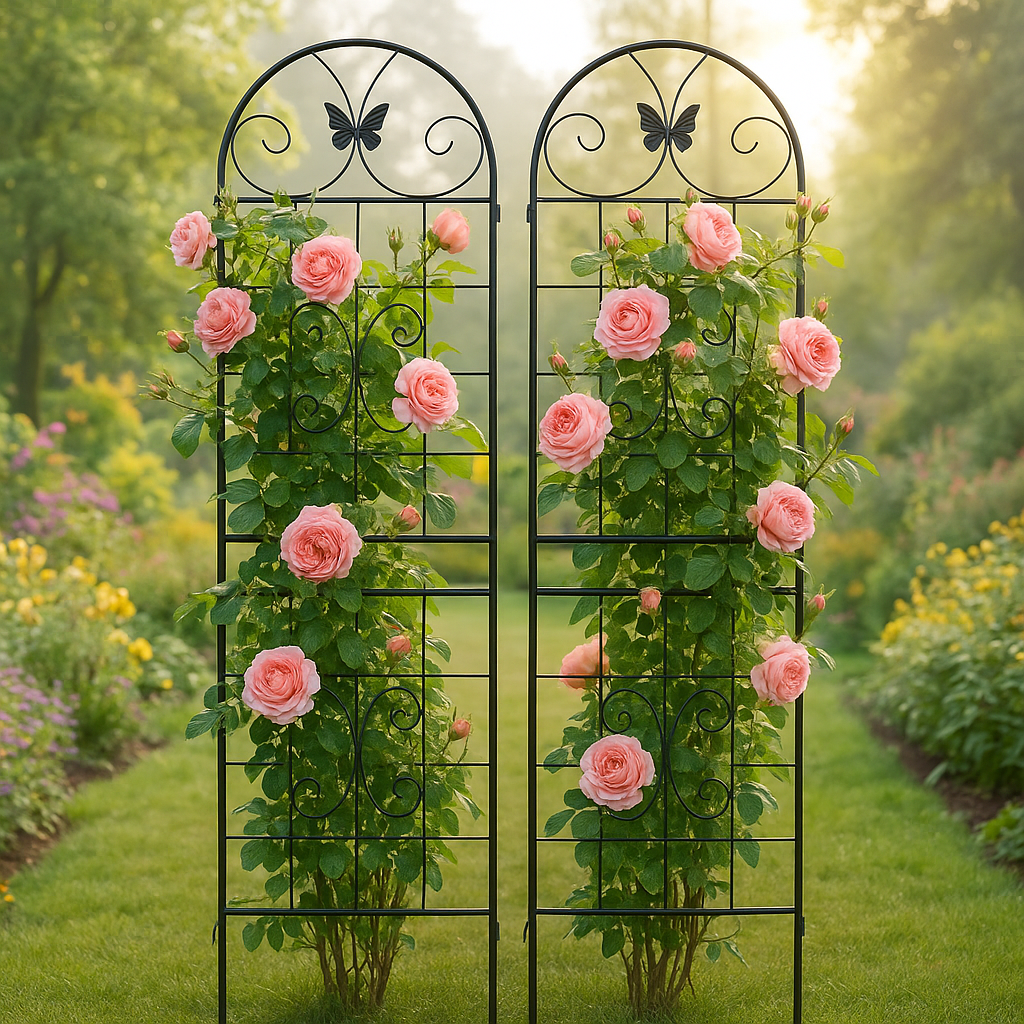 Détail du arche de jardin