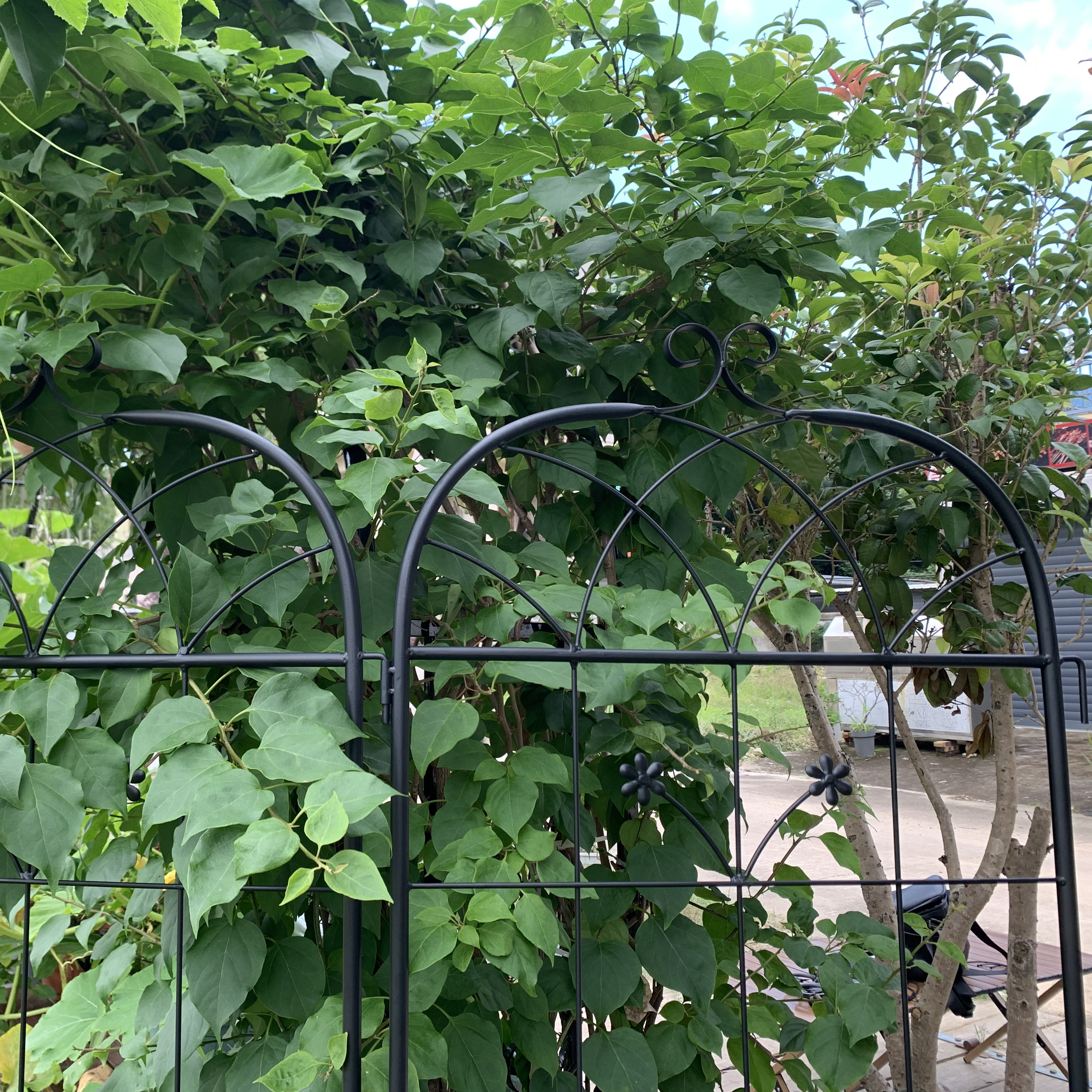 Acier galvanisé revêtement poudre anti‑rouille, structure renforcée support plantes lourdes