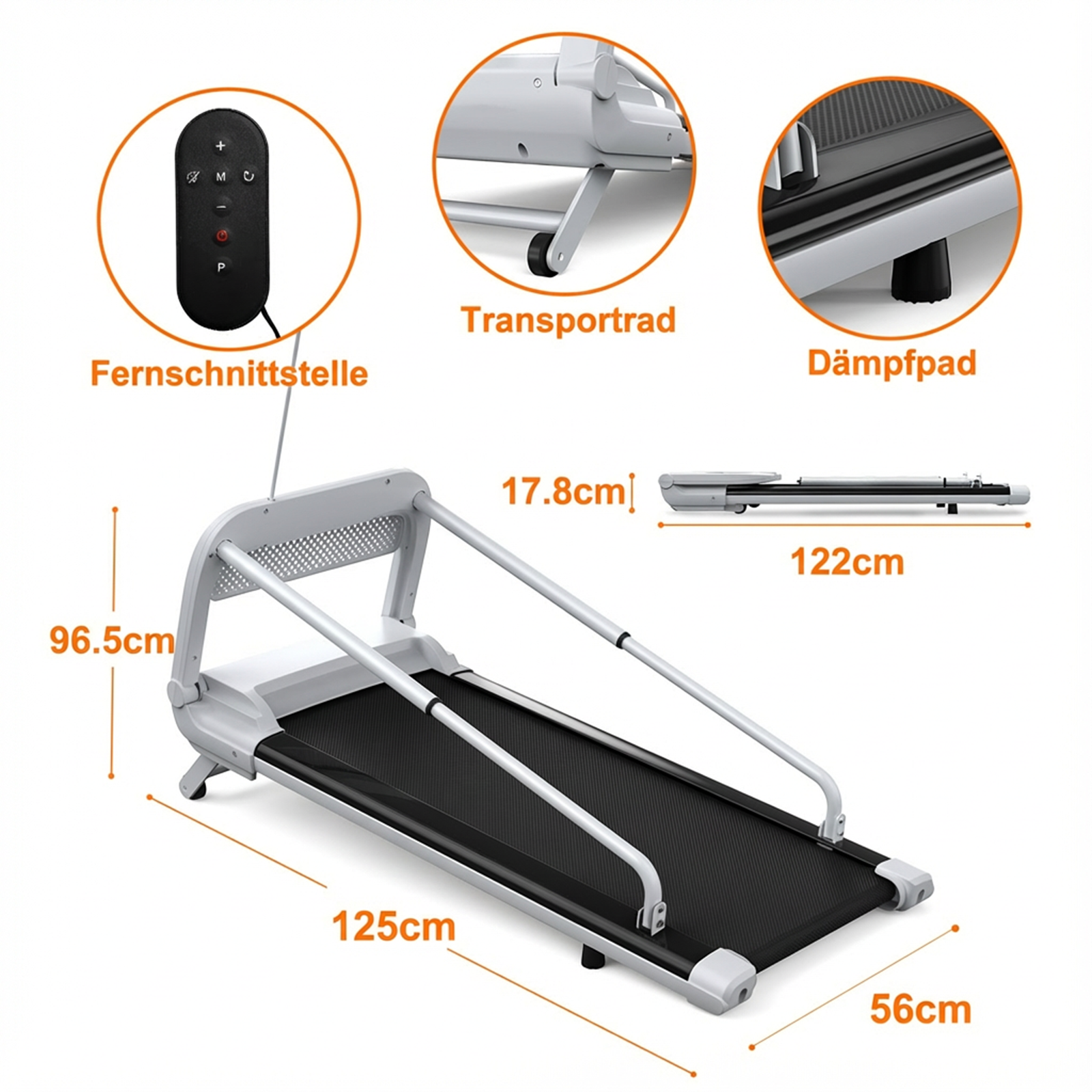 Dimensions du tapis de course