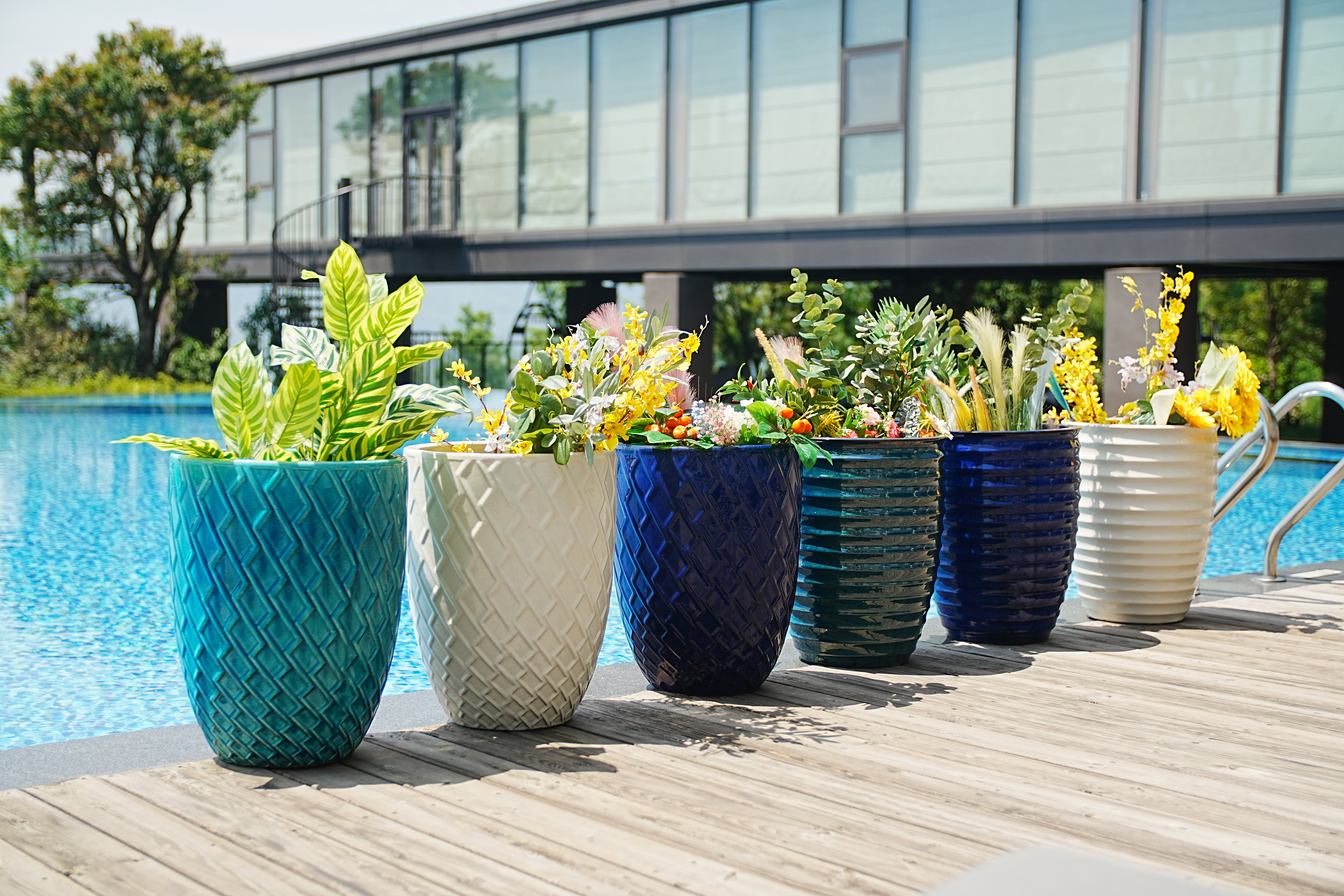 Détail du bac à plantes