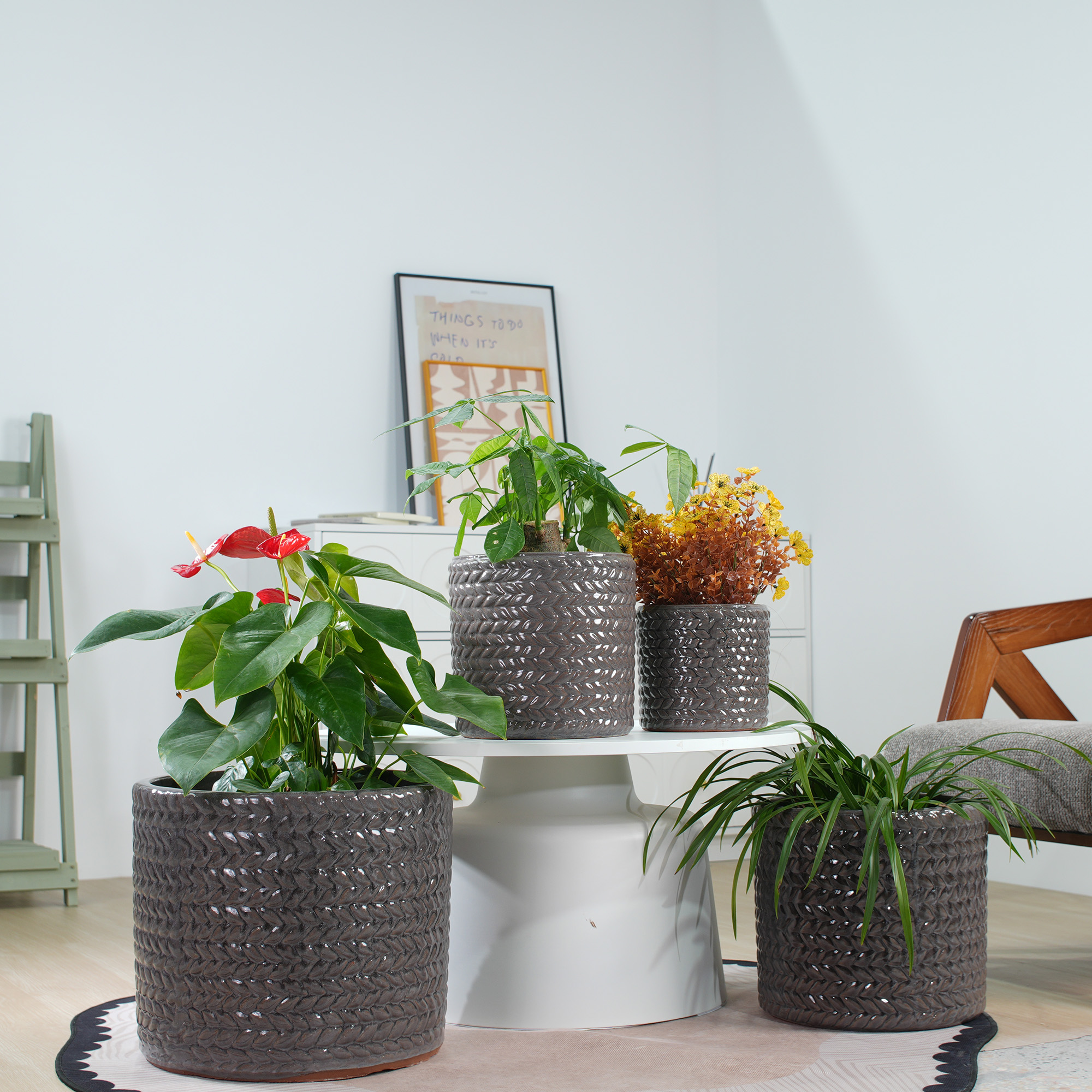 Détail du bac à plantes