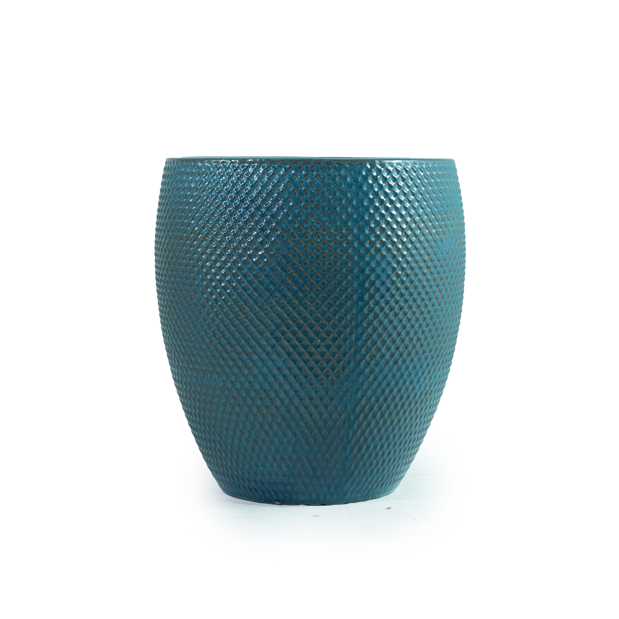 Grand pot céramique artisanal vue générale