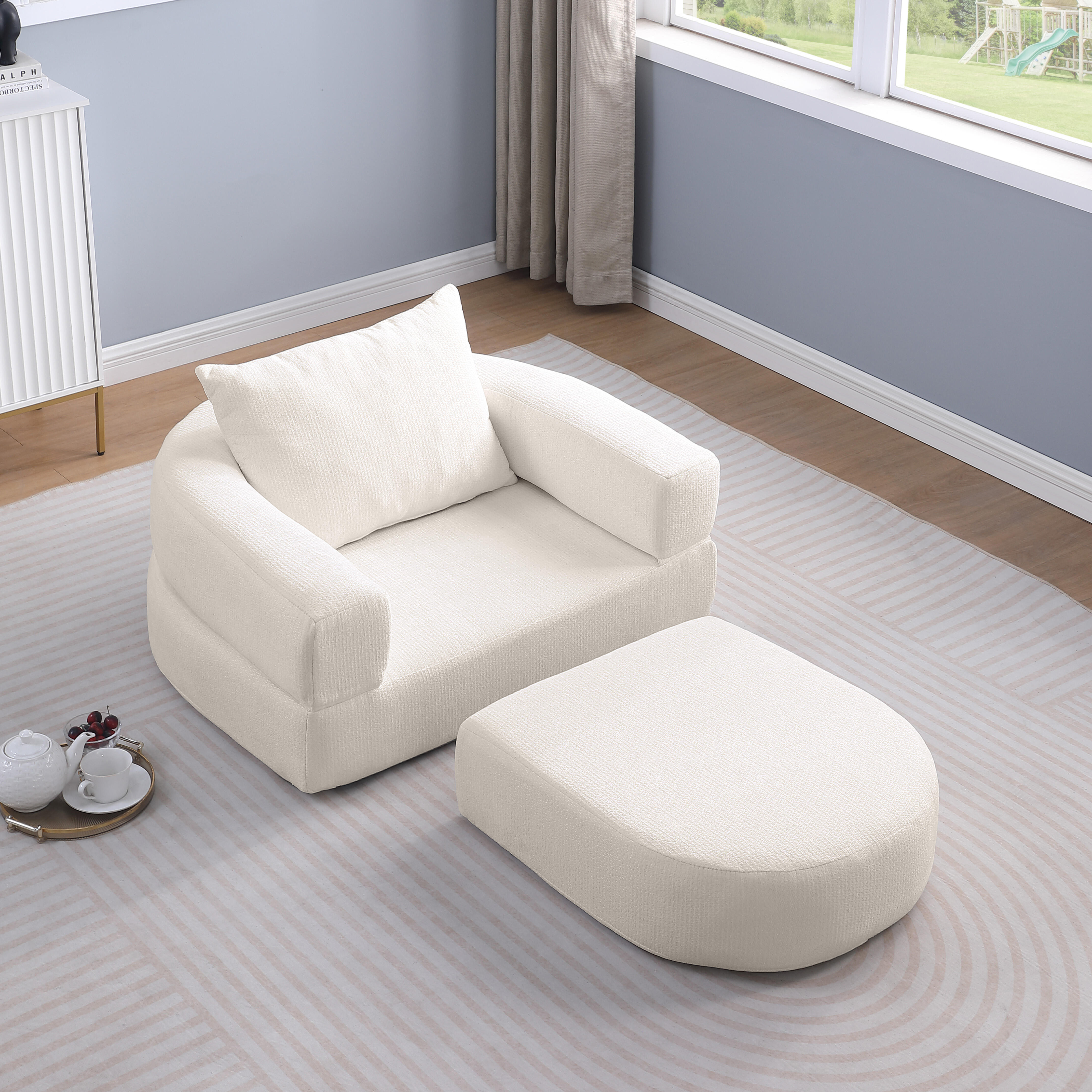 Vue principale du fauteuil convertible