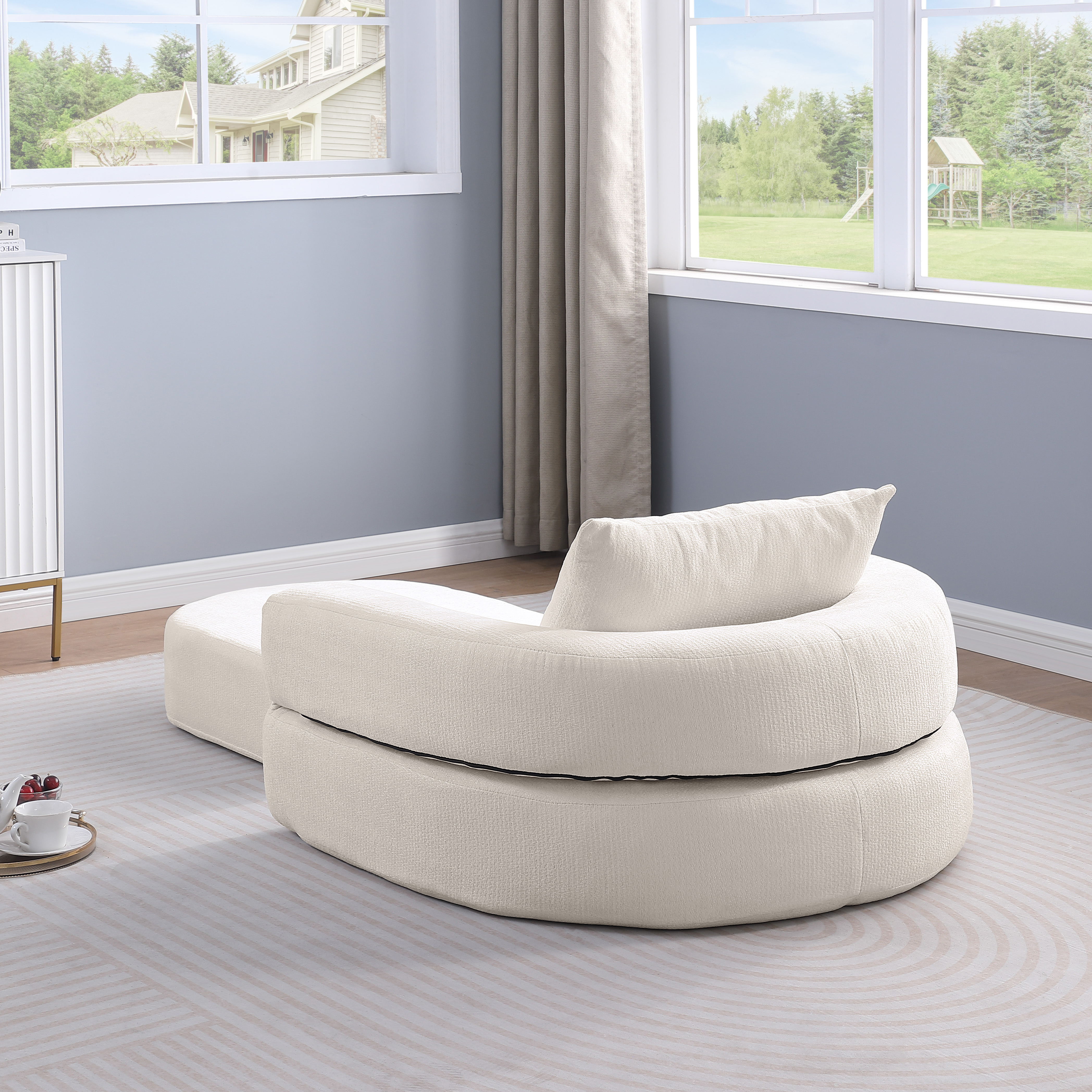Détail du fauteuil convertible