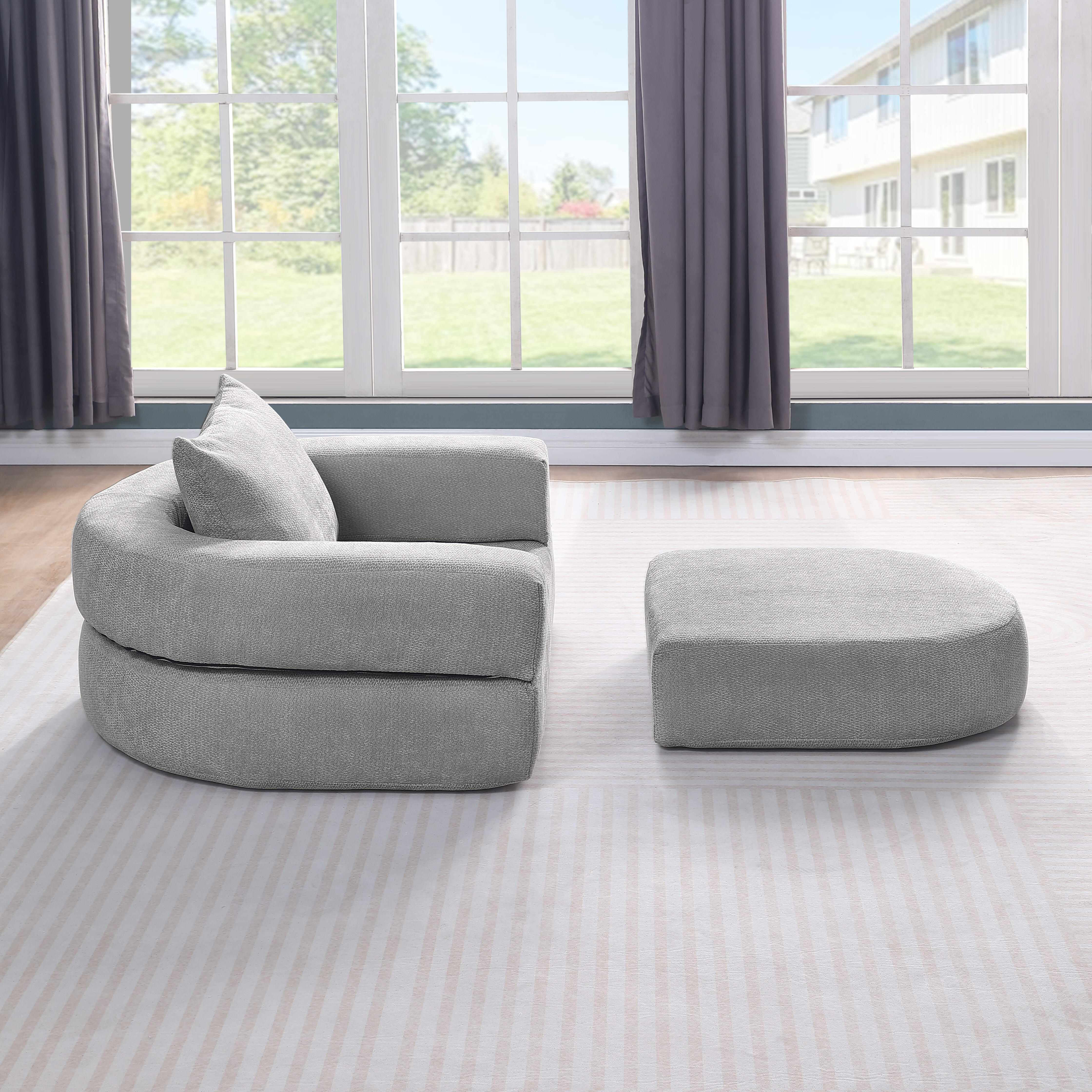 Détail du fauteuil convertible