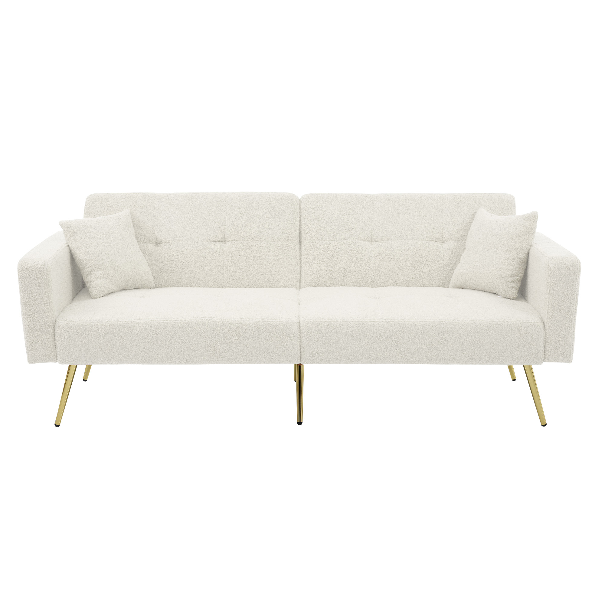 Schlafsofa mit Bettfunktion, verstellbarem Winkel,