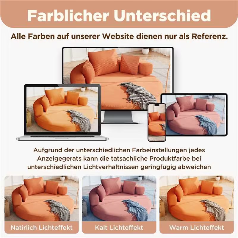 Présentation du canapé modulable
