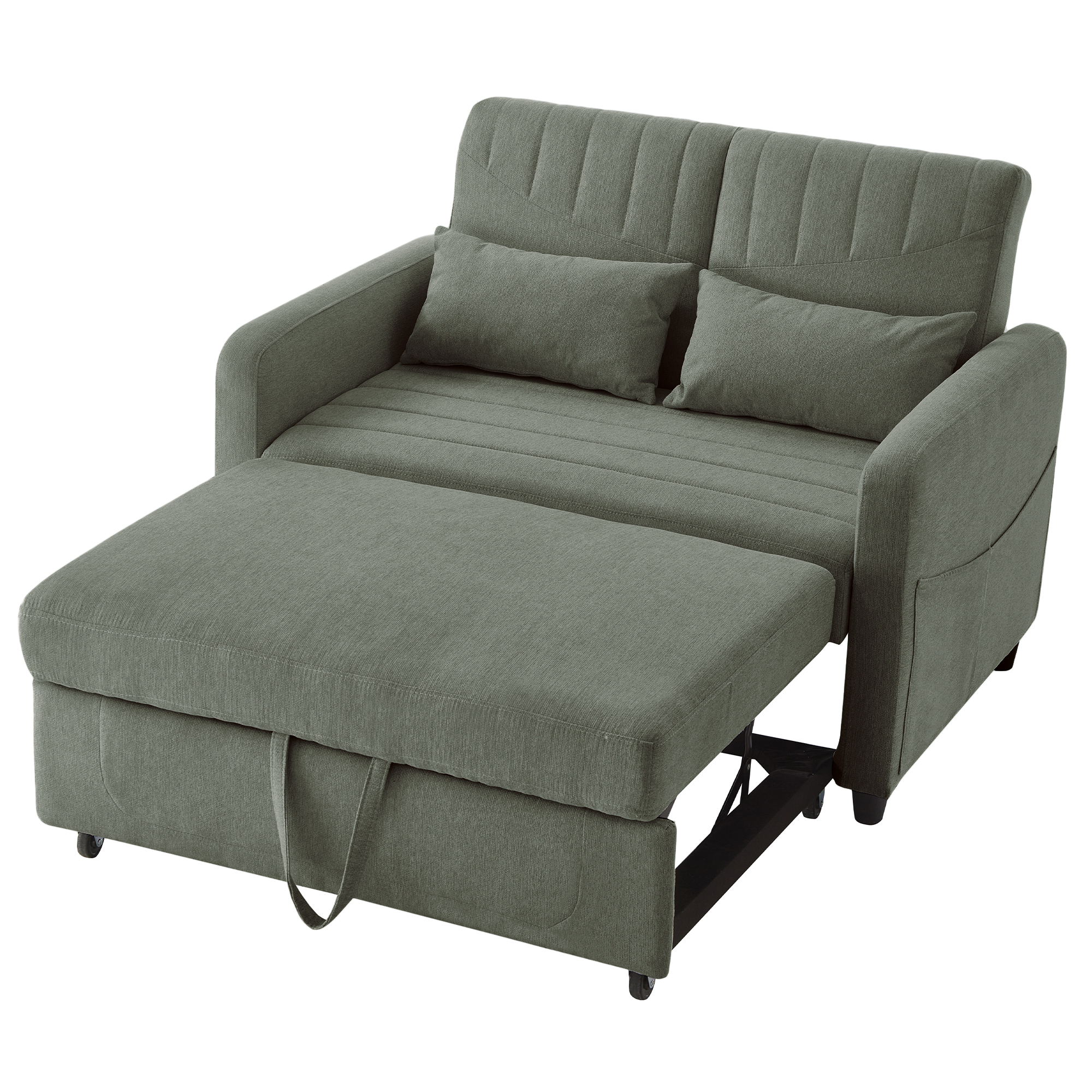 [Sofabett mit Schlaffunktion] Zweisitzer-Klappsofa